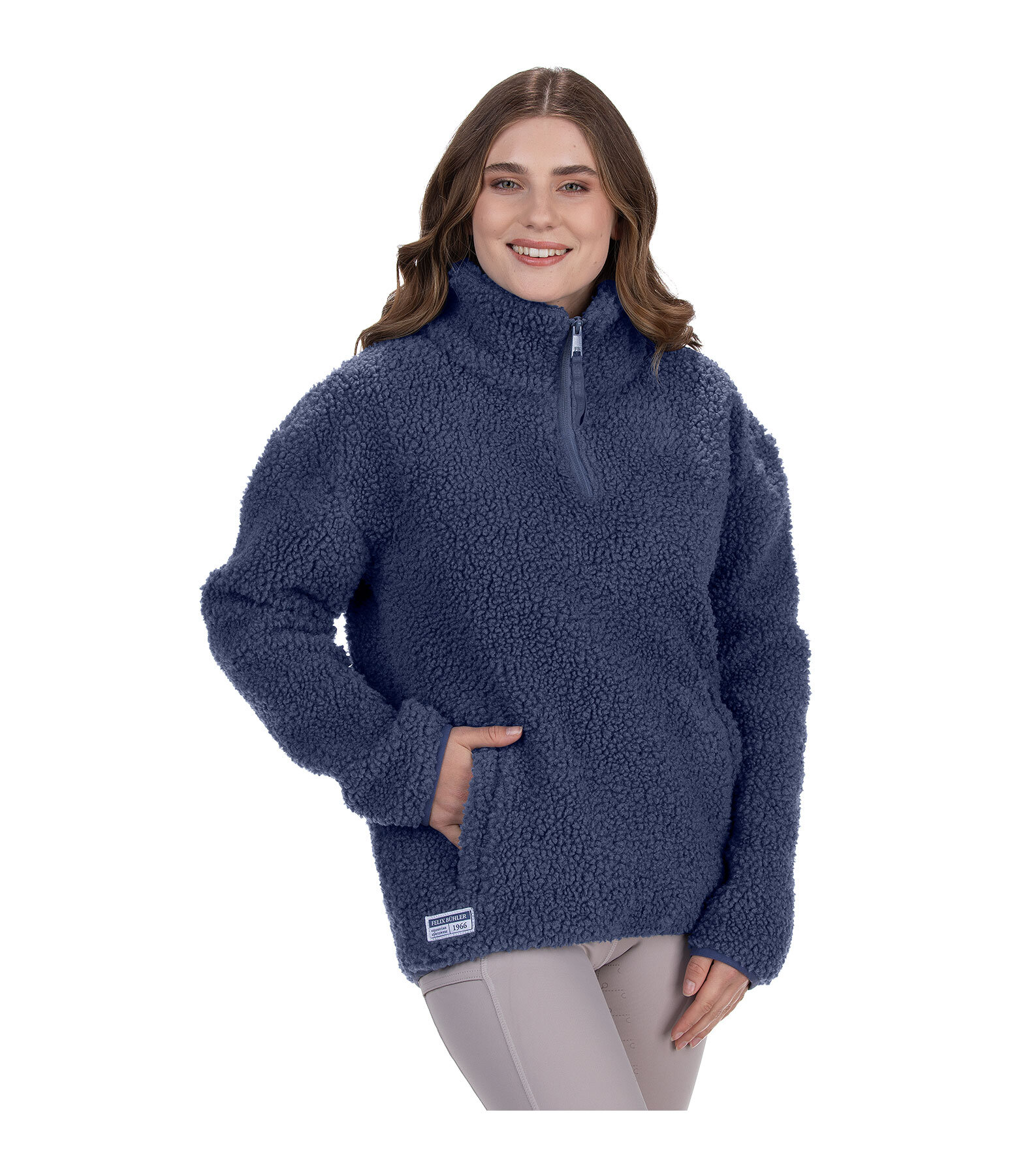 Pullover in pelliccia sintetica Tara