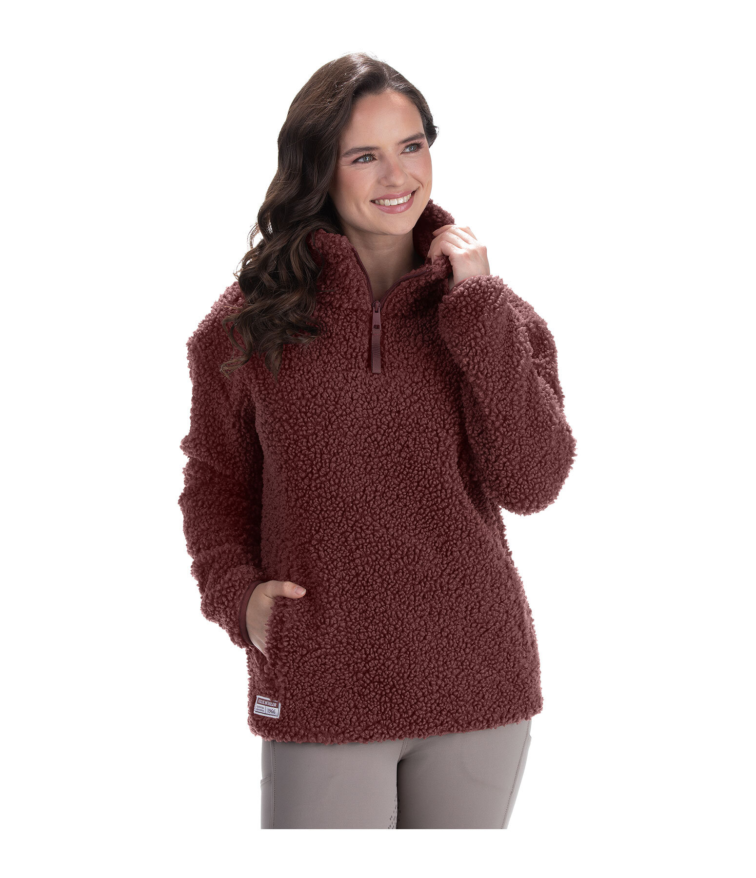 Pullover in pelliccia sintetica Tara