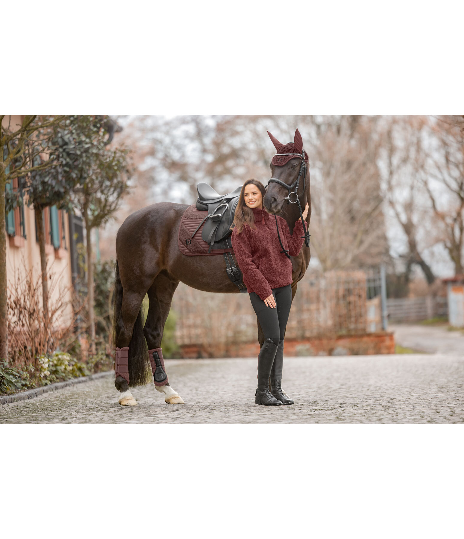 Pullover in pelliccia sintetica Tara