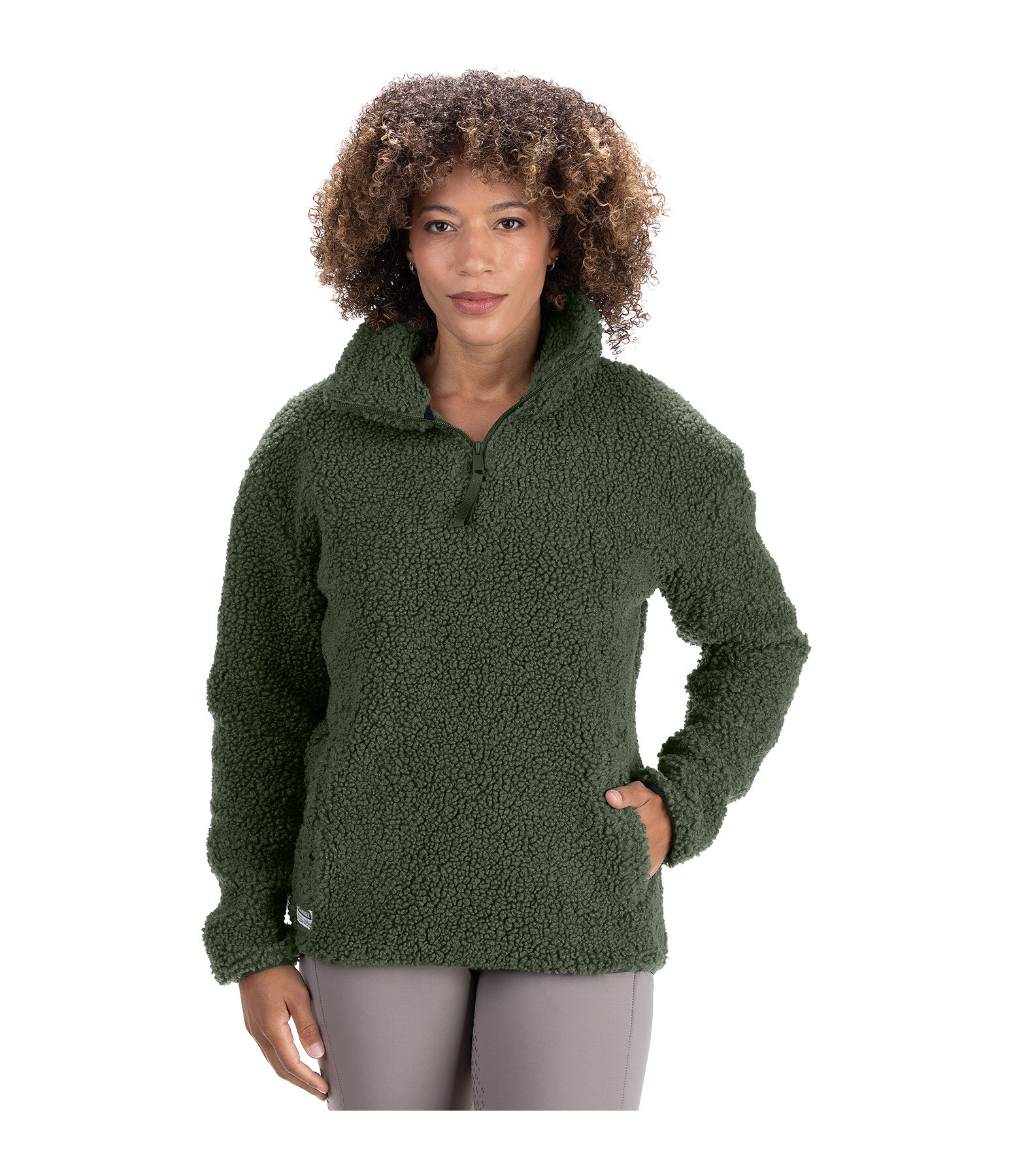 Pullover in pelliccia sintetica Tara