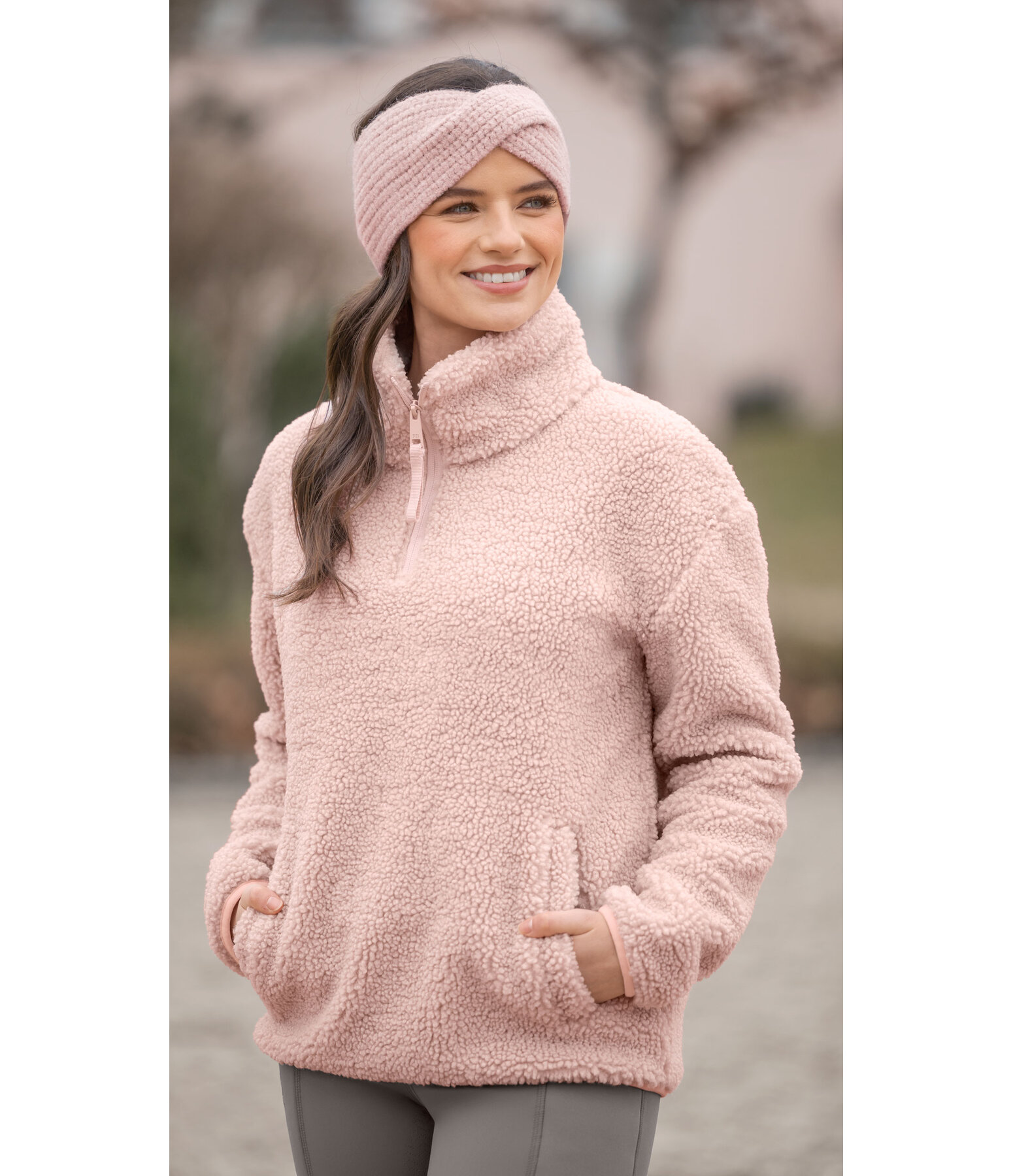 Pullover in pelliccia sintetica Tara
