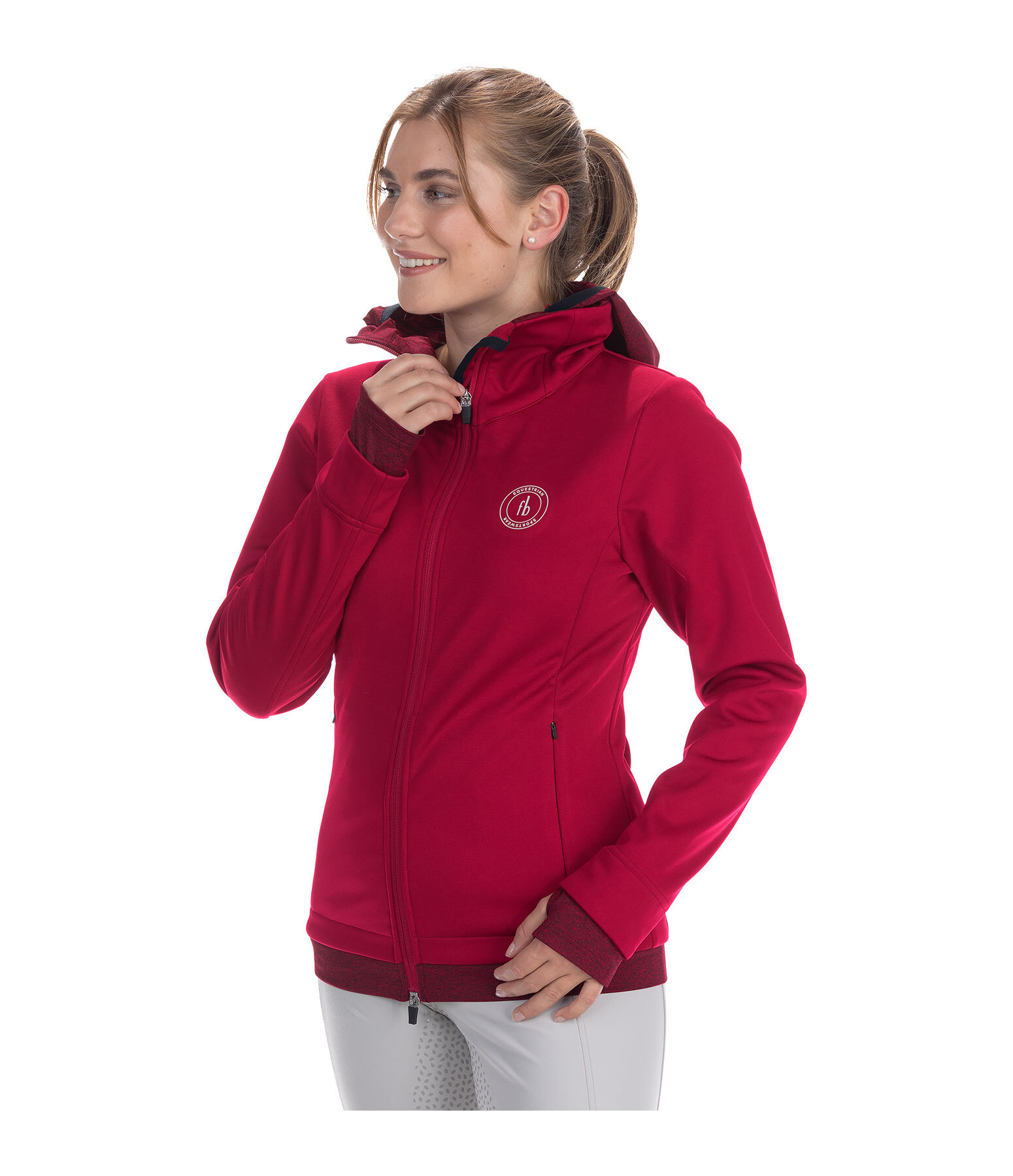 Giacca softshell con cappuccio Leslie