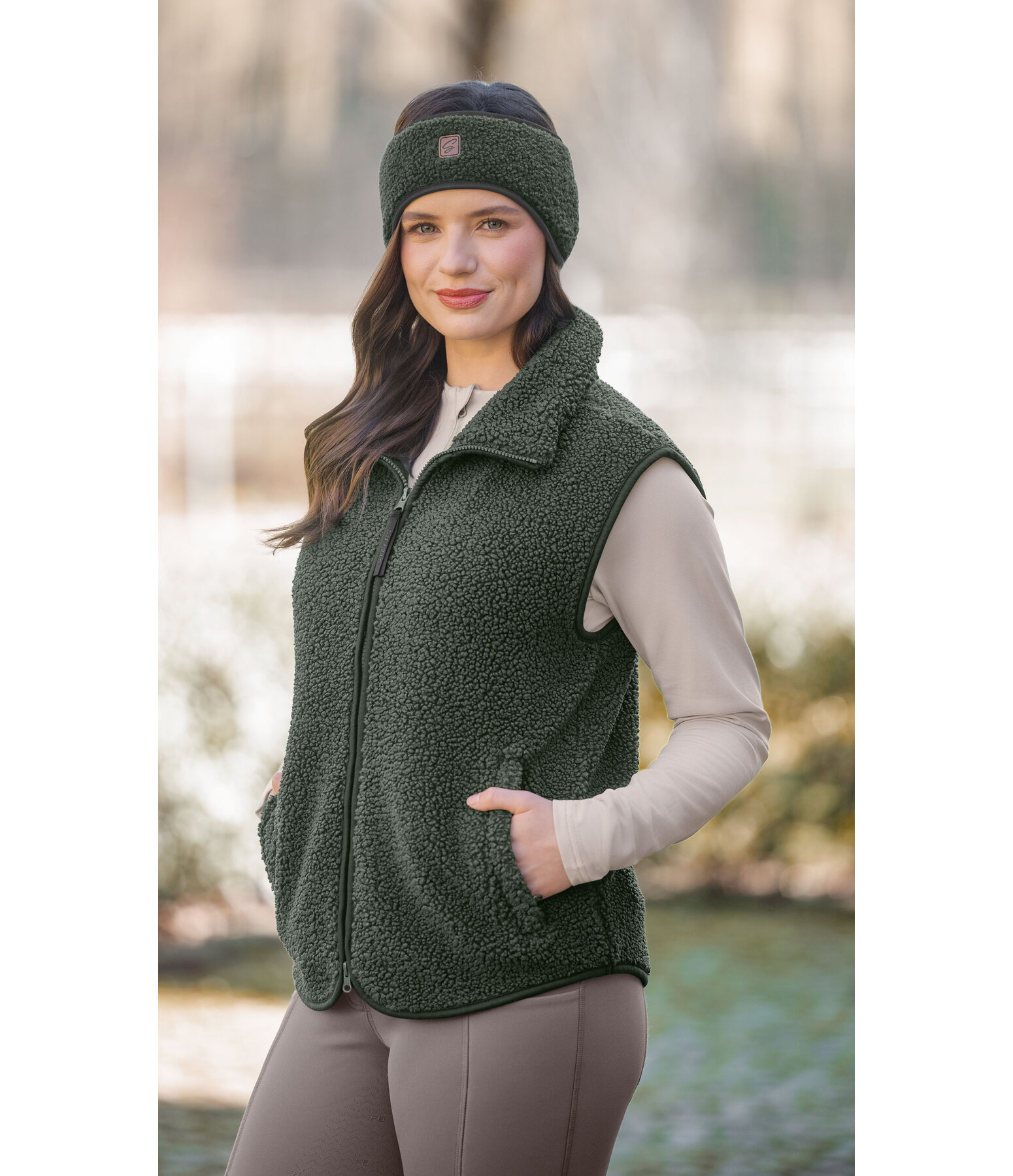 Gilet in pelliccia sintetica Nelly