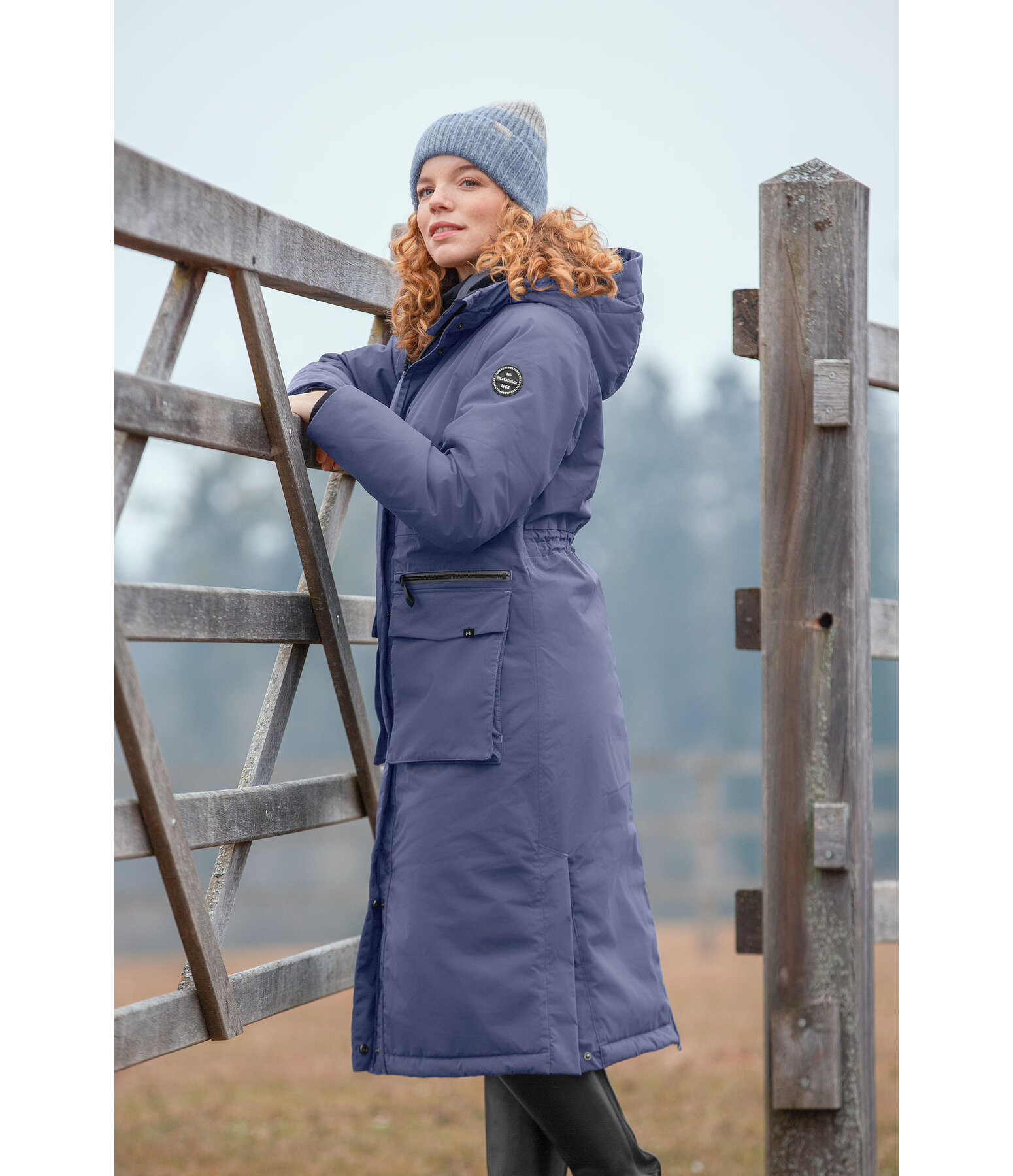 Parka lungo funzionale con cappuccio Claudi