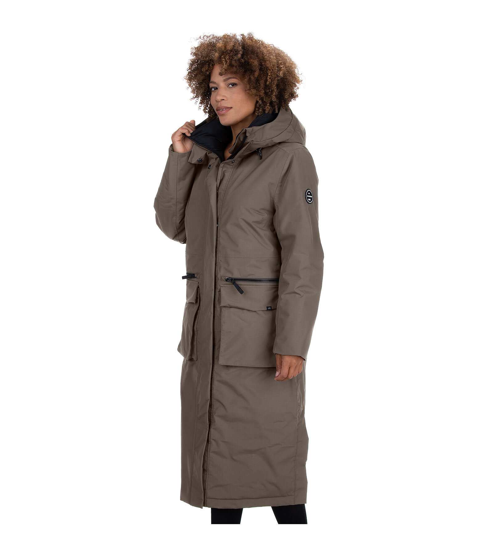Parka lungo funzionale con cappuccio Claudi