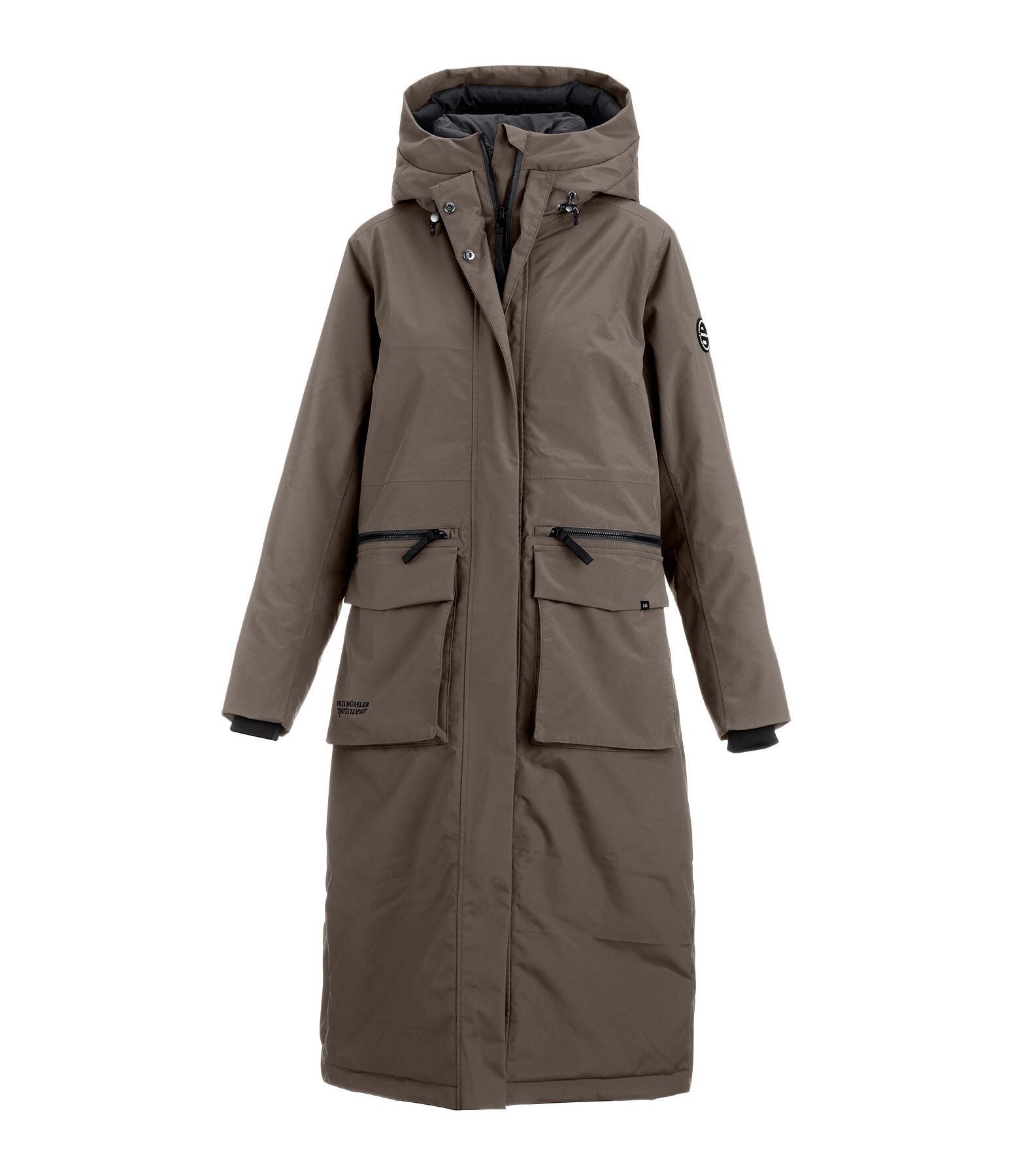 Parka lungo funzionale con cappuccio Claudi