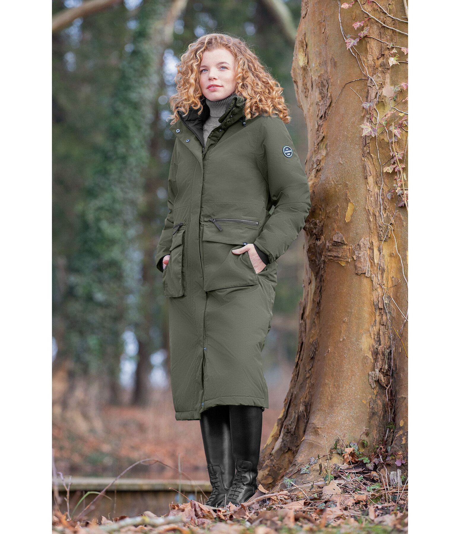 Parka lungo funzionale con cappuccio Claudi