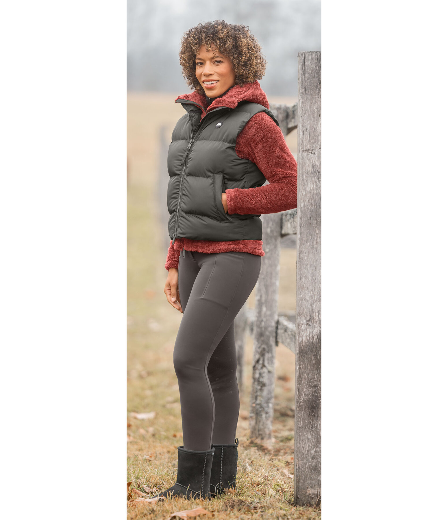 Gilet cropped Liana