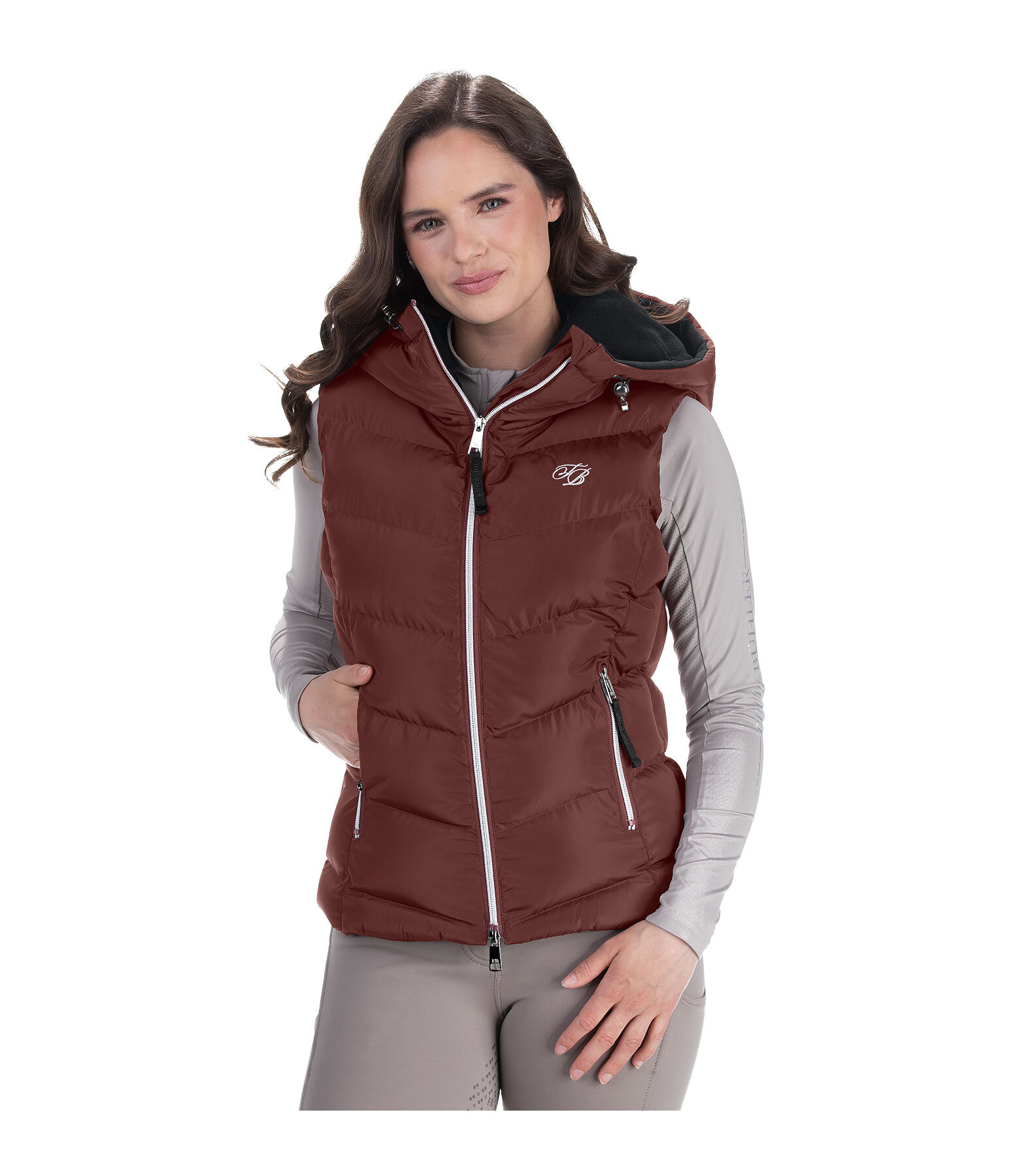 Gilet da equitazione con cappuccio Lena