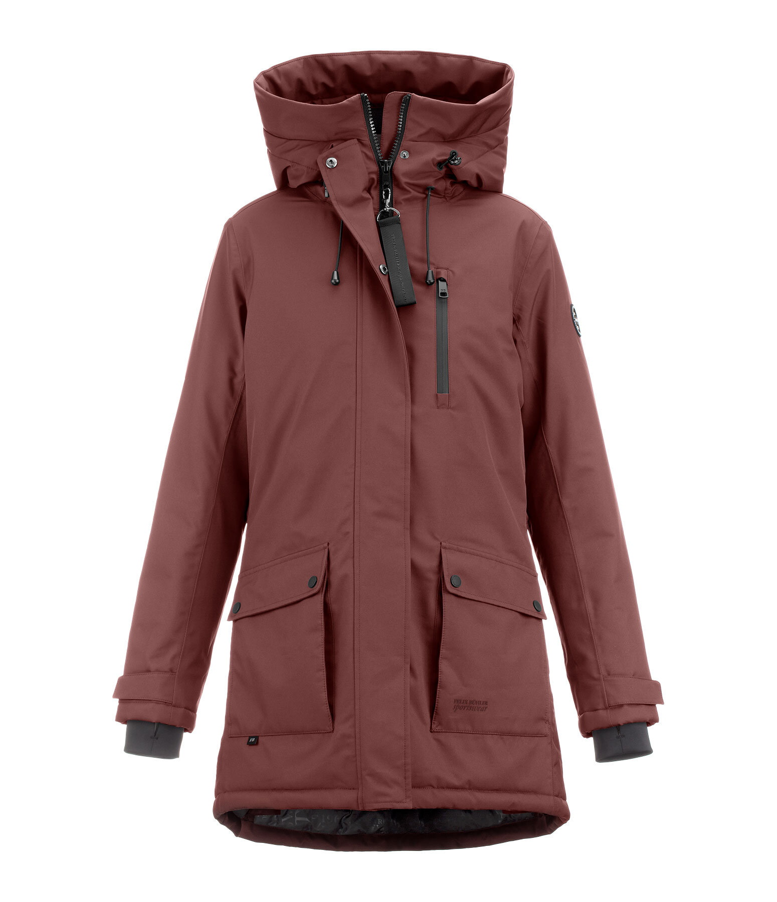 Parka da equitazione funzionale con cappuccio Anouk