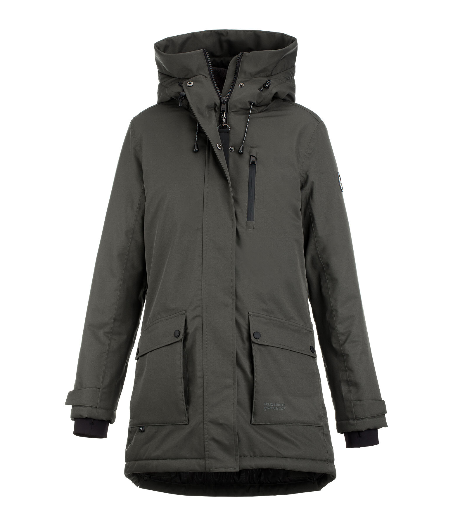 Parka da equitazione funzionale con cappuccio Anouk