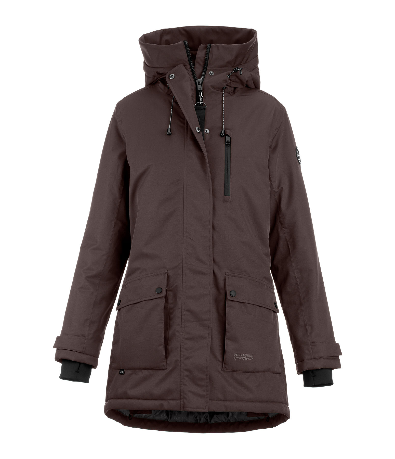 Parka da equitazione funzionale con cappuccio Anouk