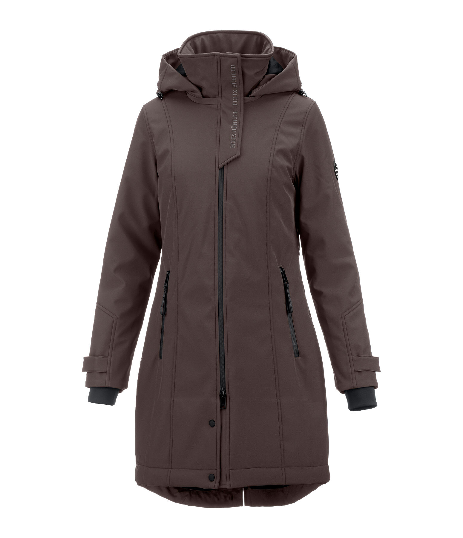 Cappotto da equitazione softshell con cappuccio Aurelie