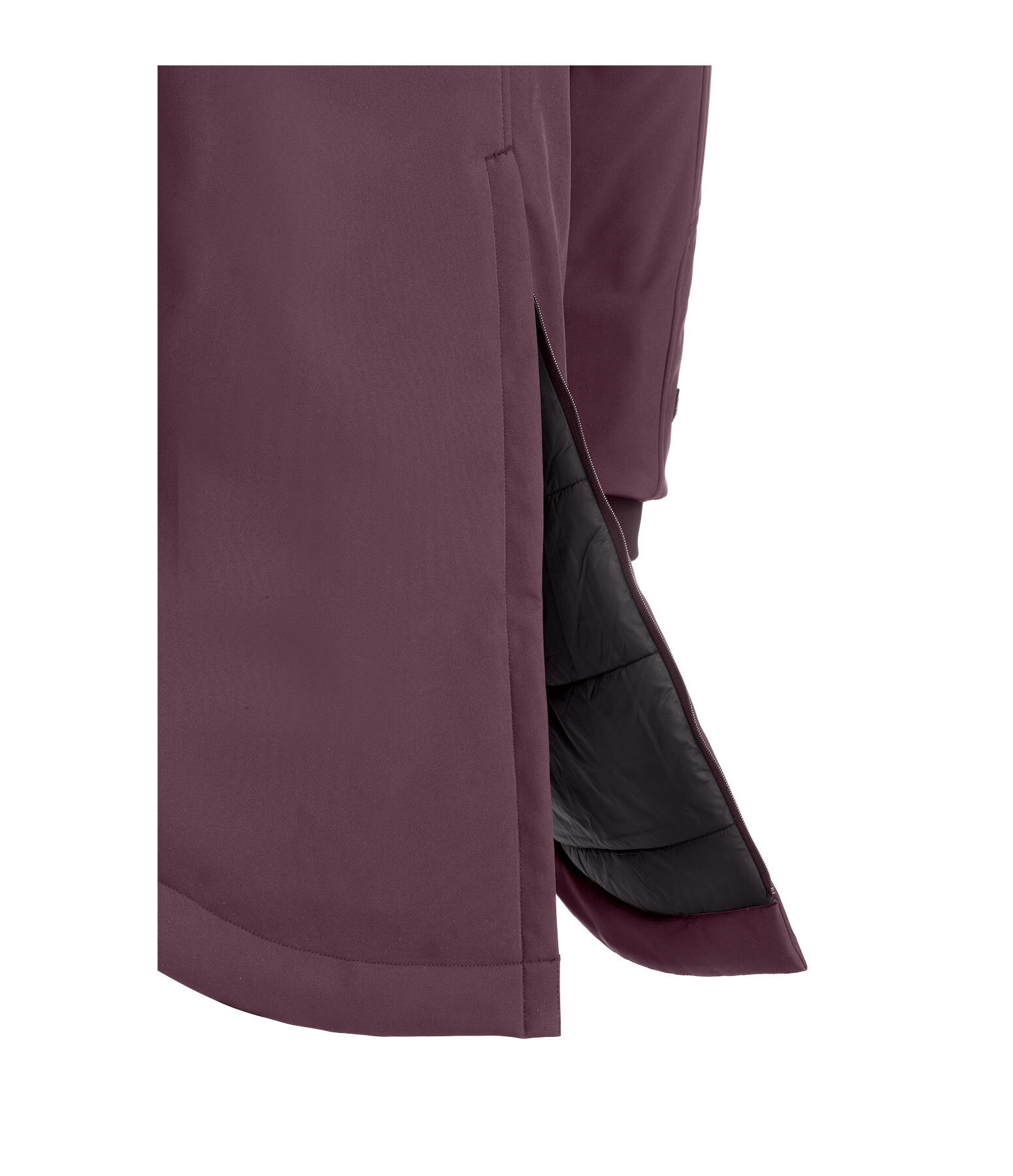 Cappotto da equitazione softshell con cappuccio Aurelie