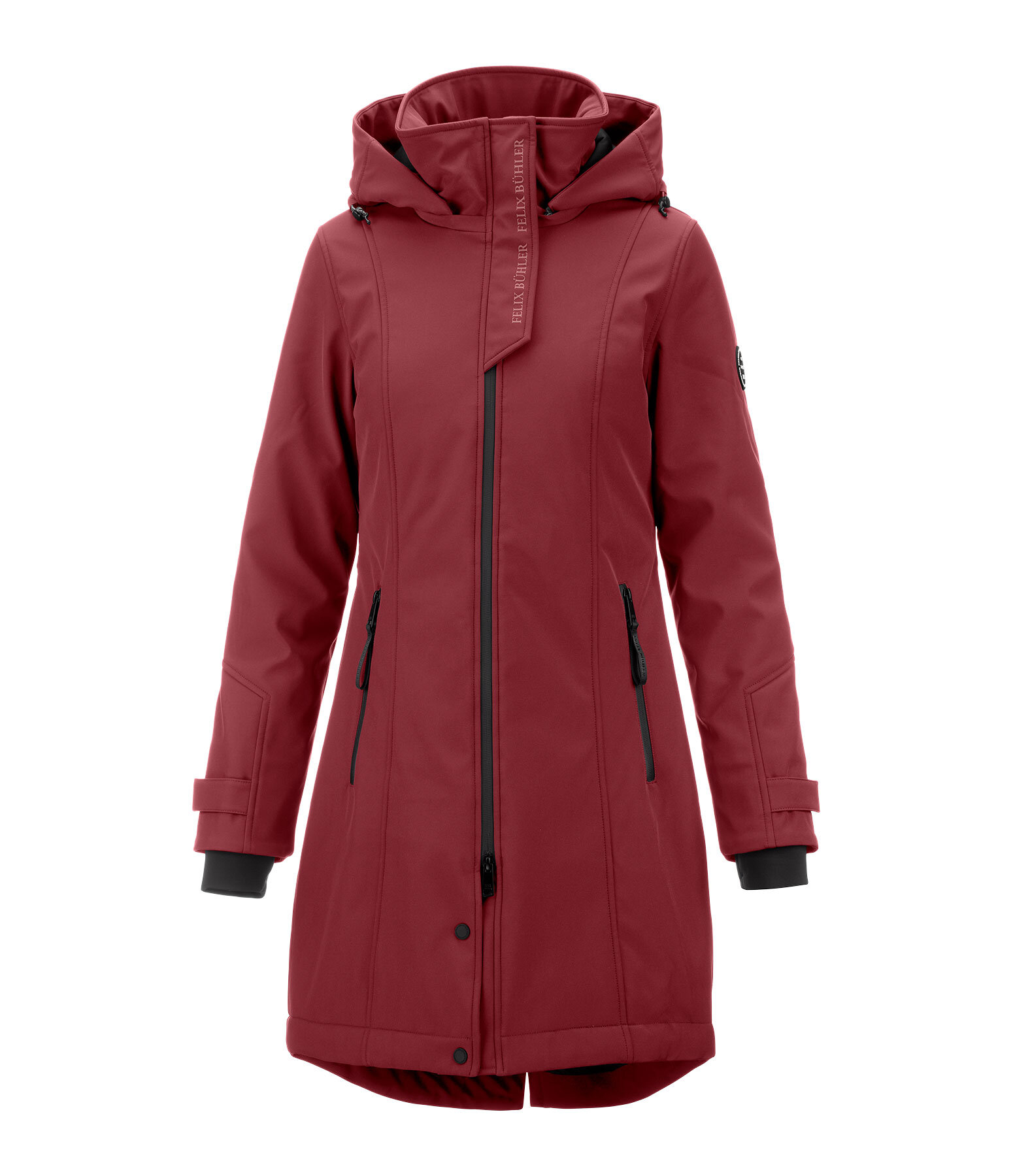 Cappotto da equitazione softshell con cappuccio Aurelie