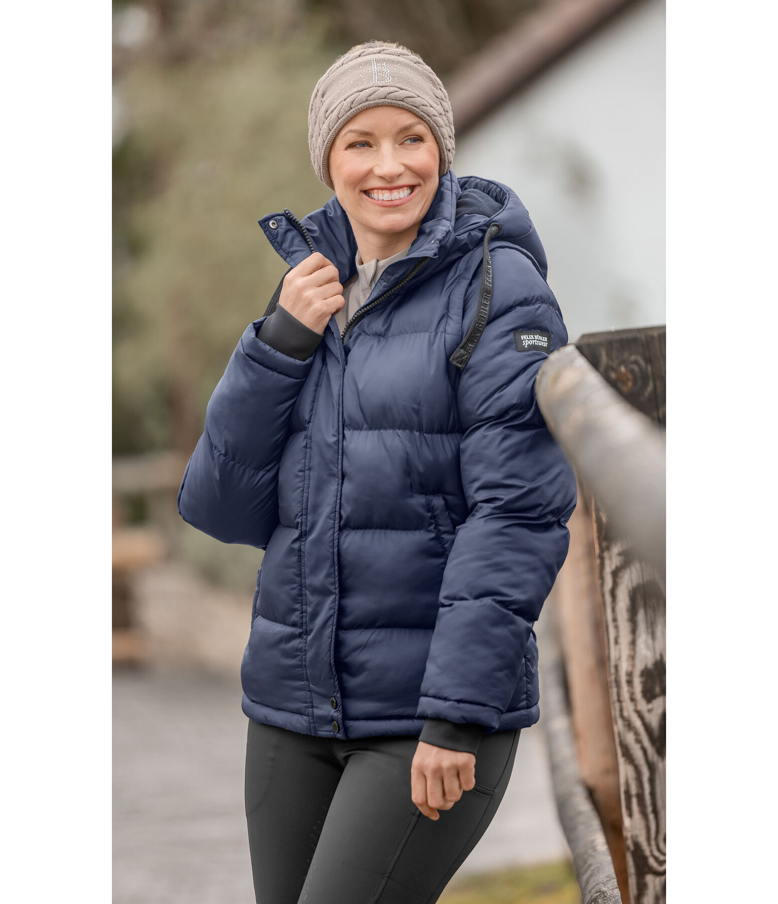 Giacca trapuntata 2 in 1 con cappuccio Elis