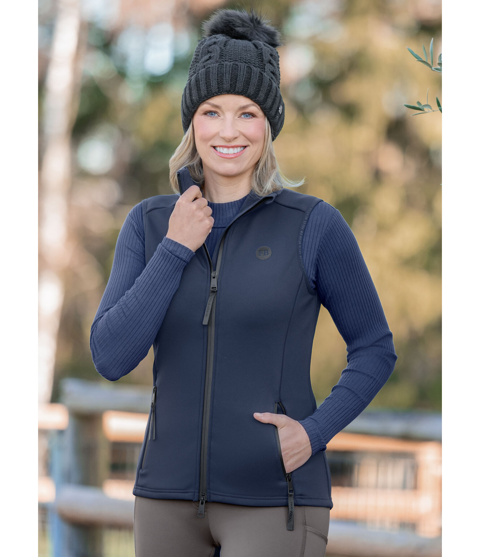 Gilet da equitazione softshell Leia