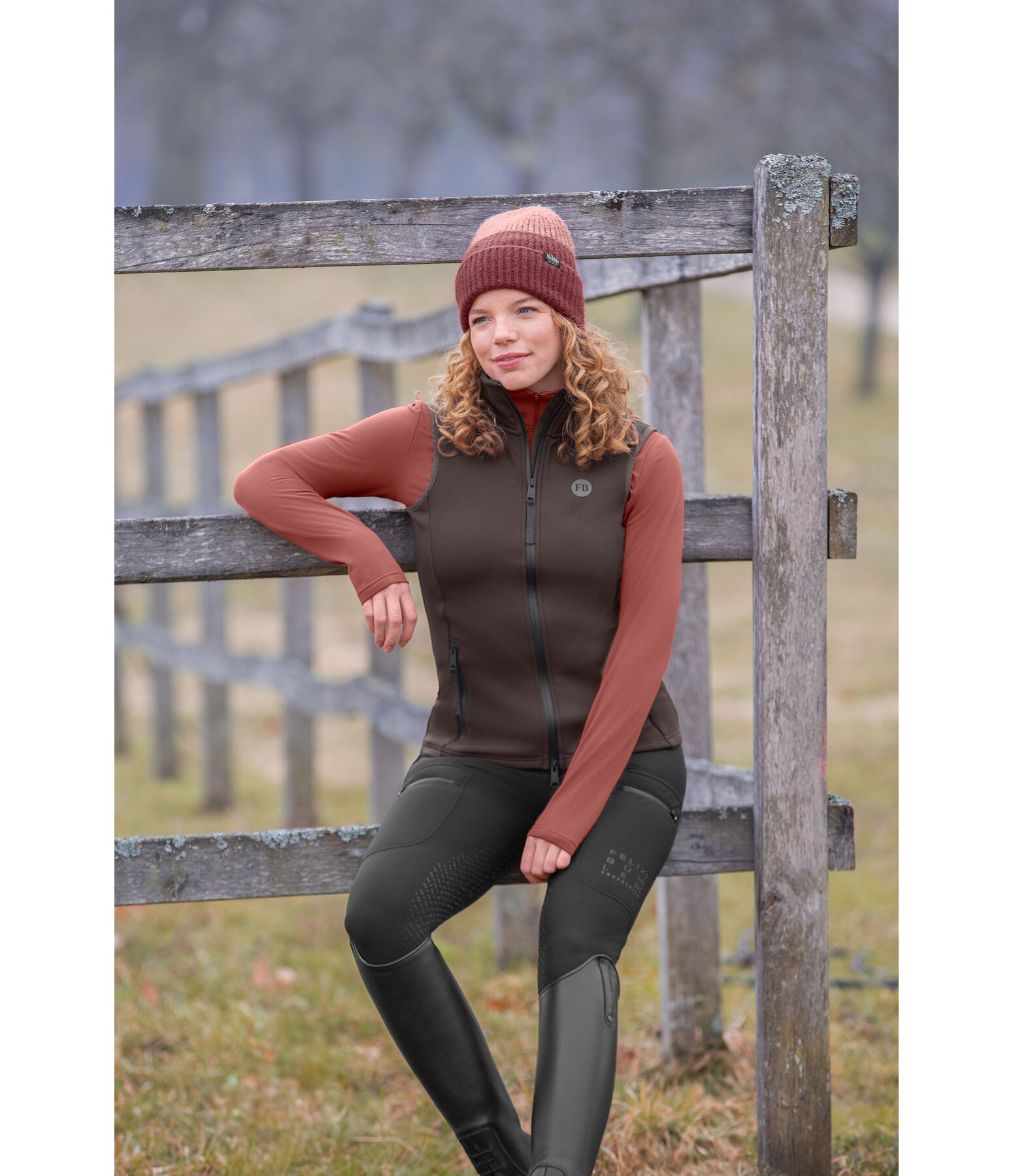 Gilet da equitazione softshell Leia