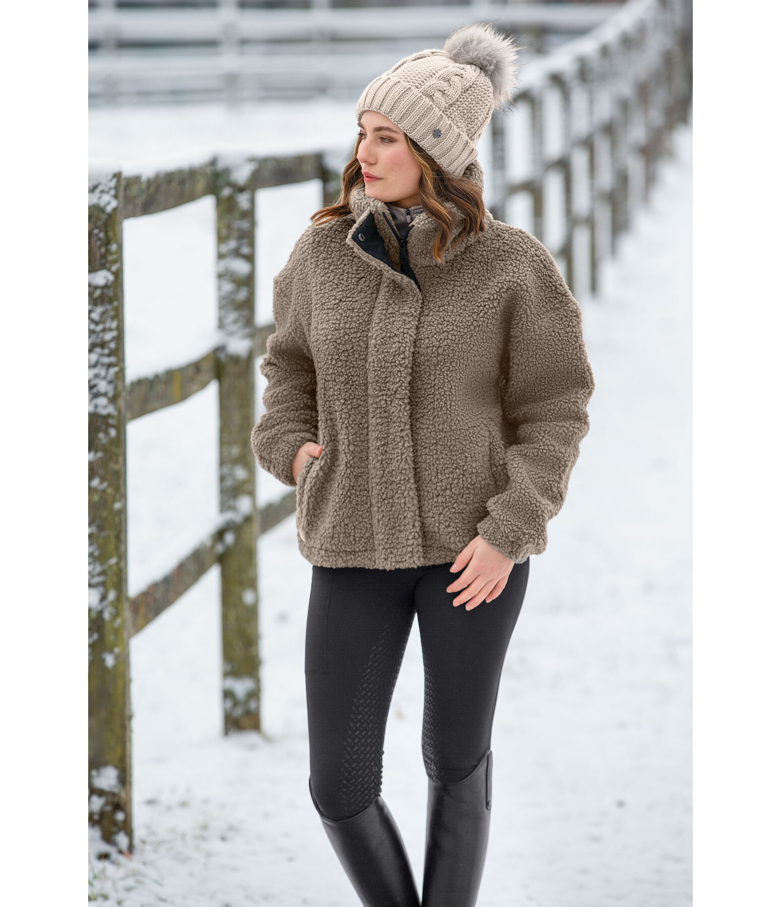 Giacca in pelliccia sintetica Fay