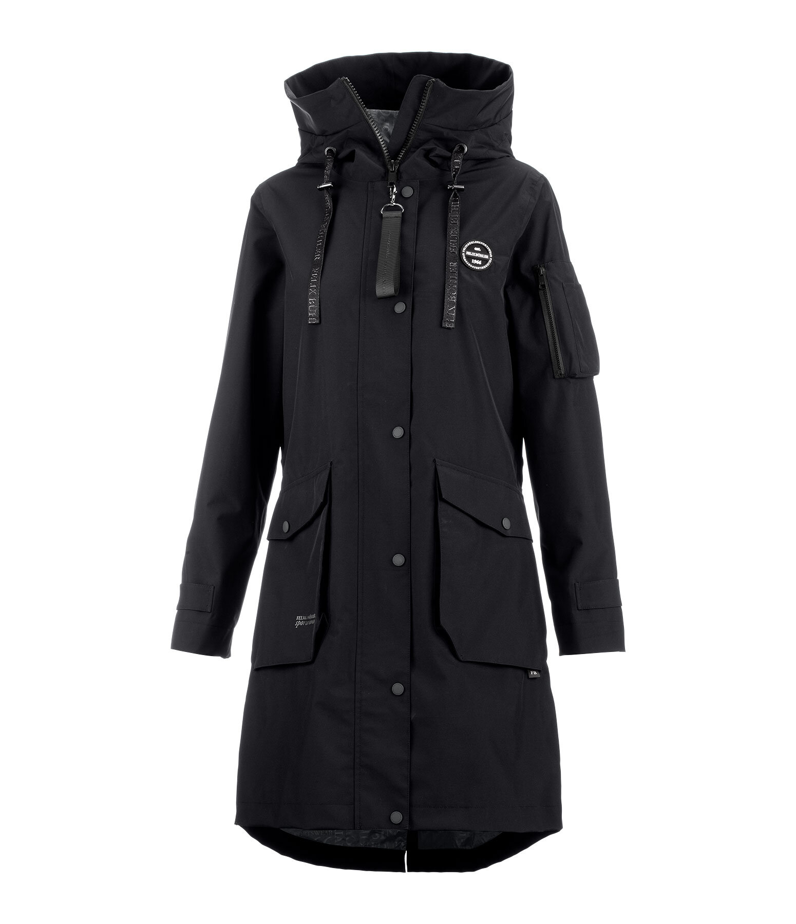 Parka da equitazione funzionale con cappuccio Emily