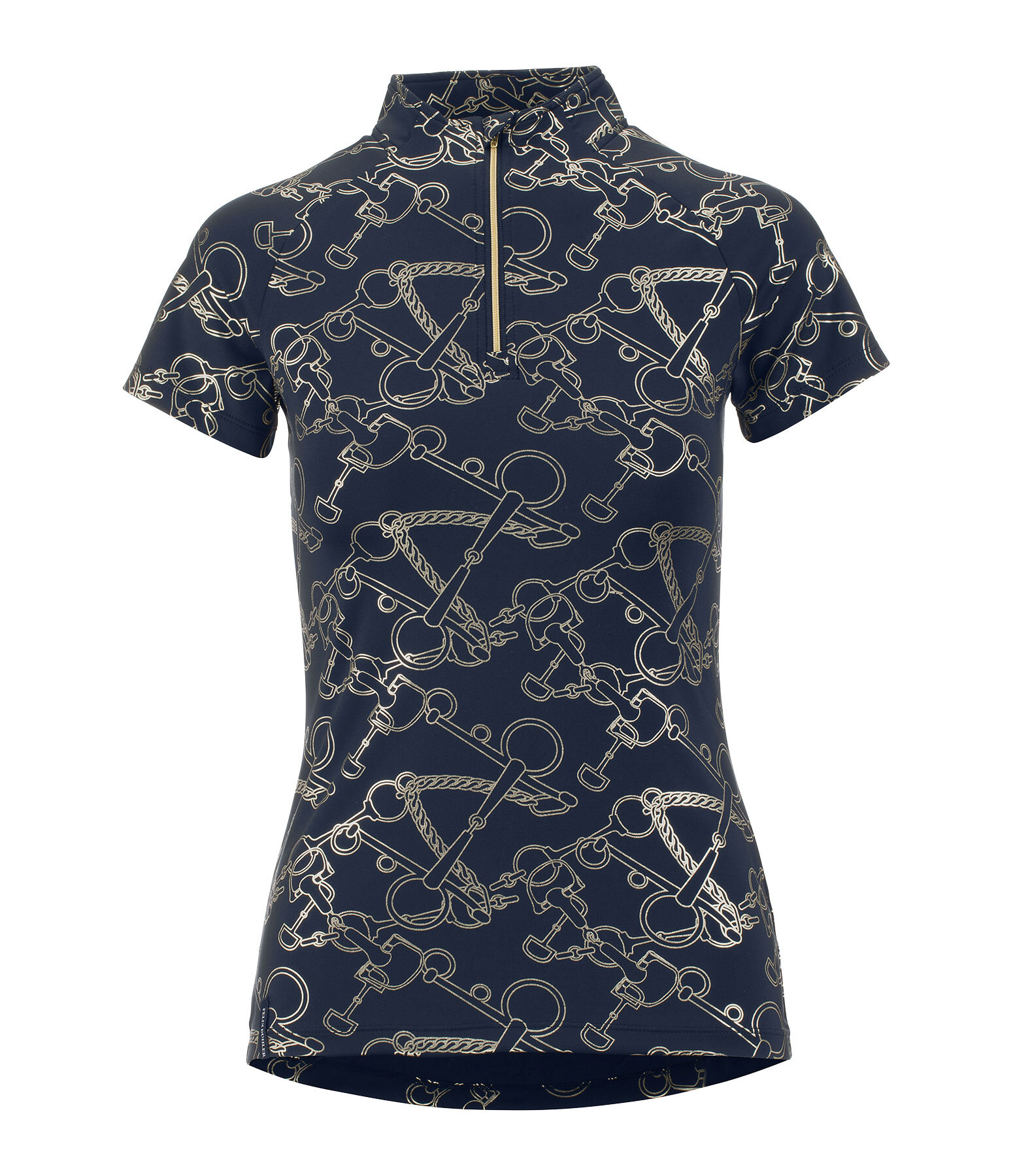 T-shirt funzionale con zip Livia