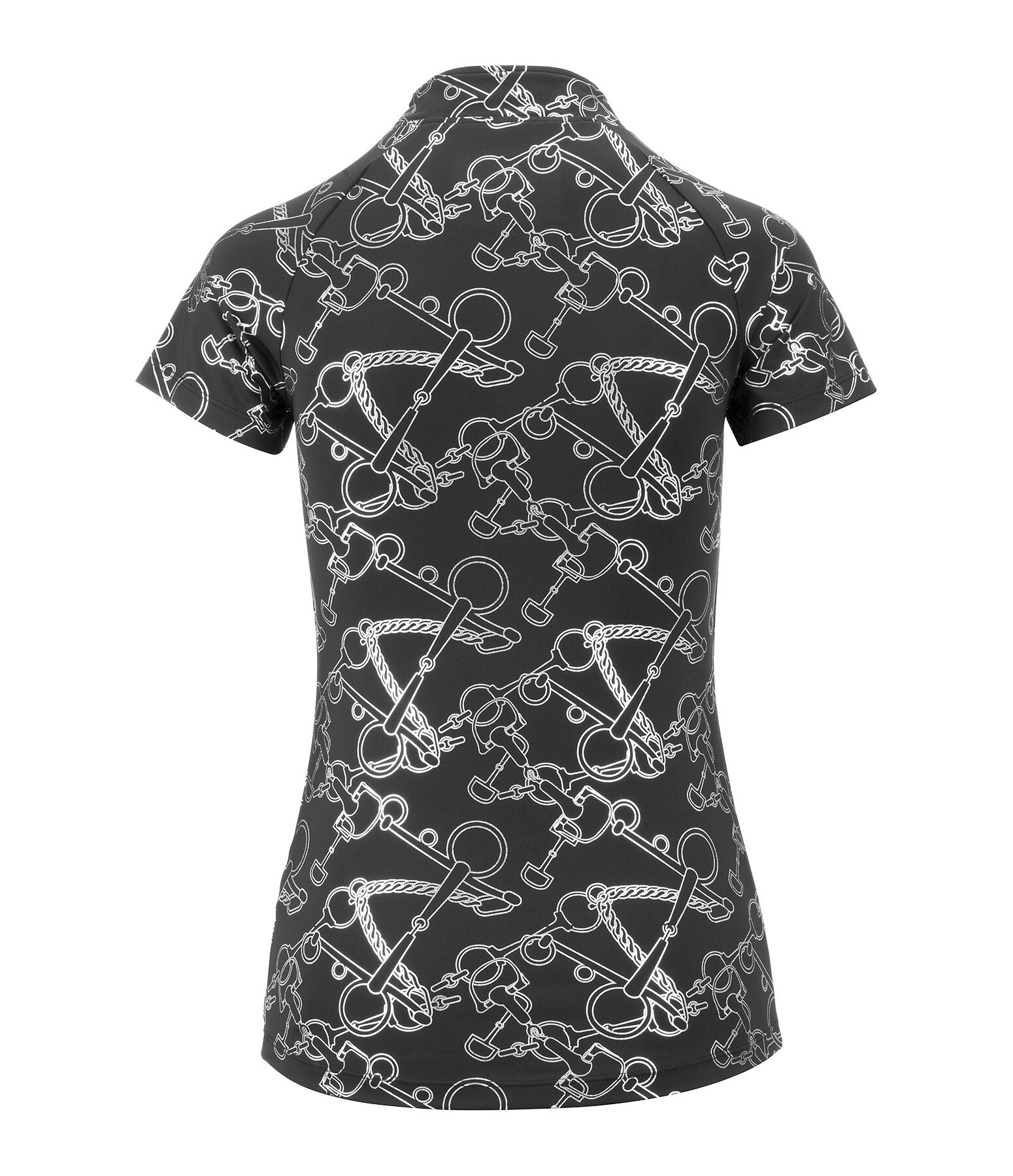 T-shirt funzionale con zip Livia