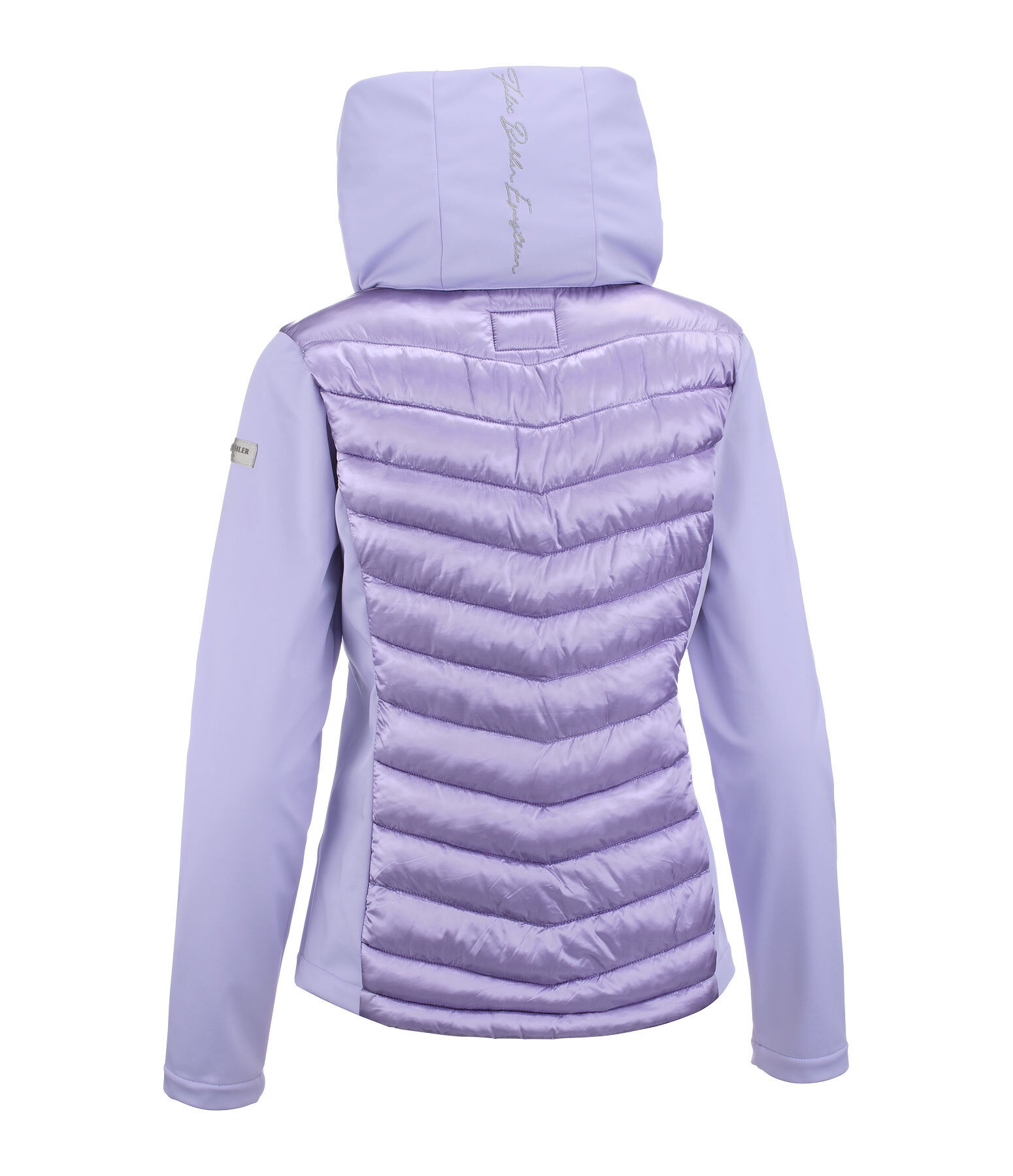 Giacca da equitazione combinata softshell con cappuccio Cora