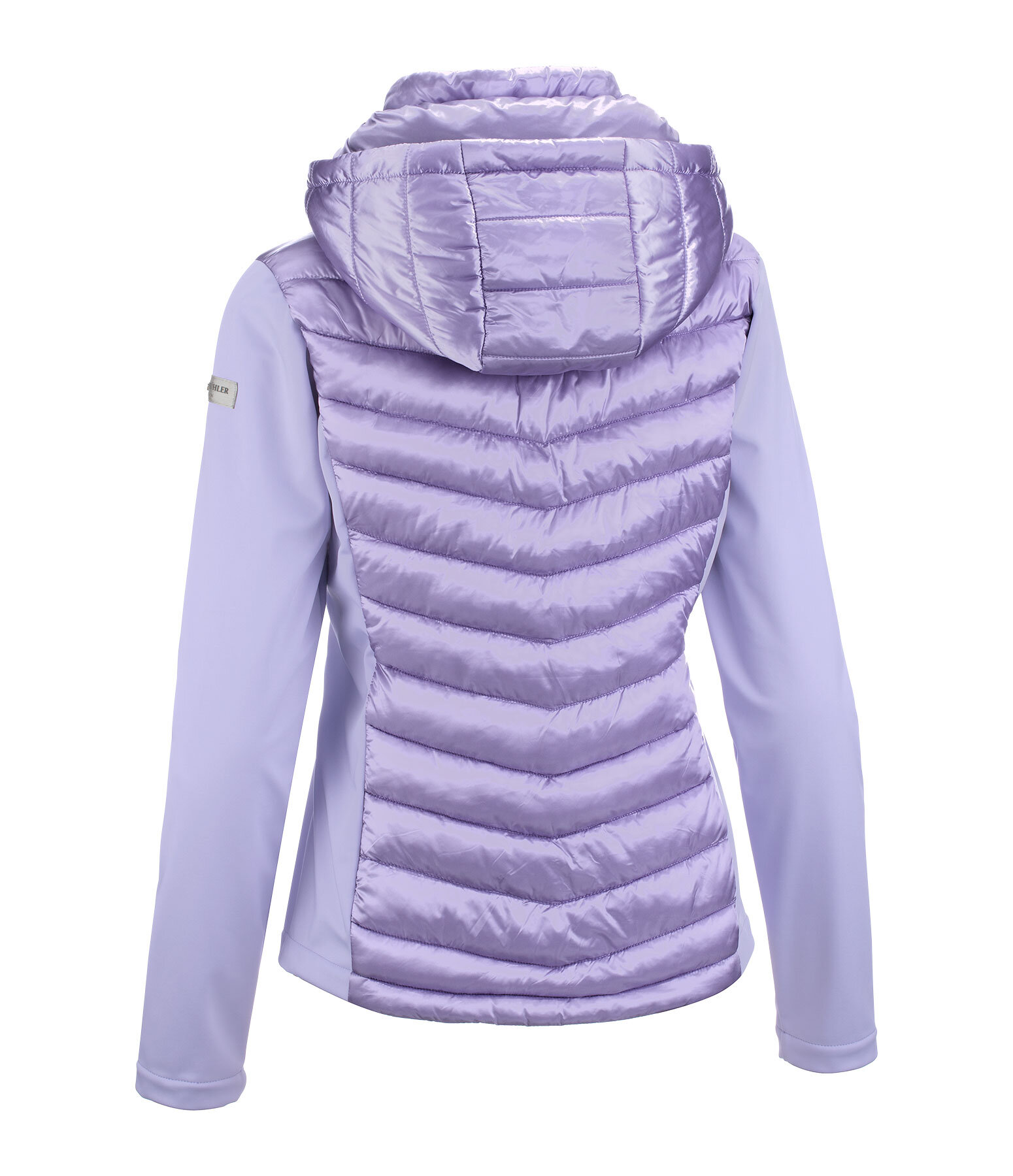 Giacca da equitazione combinata softshell con cappuccio Cora
