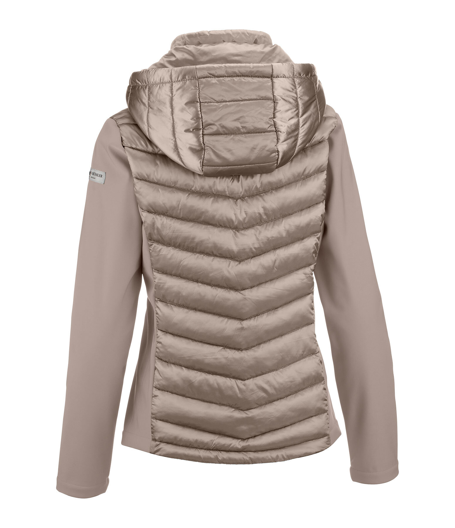 Giacca da equitazione combinata softshell con cappuccio Cora