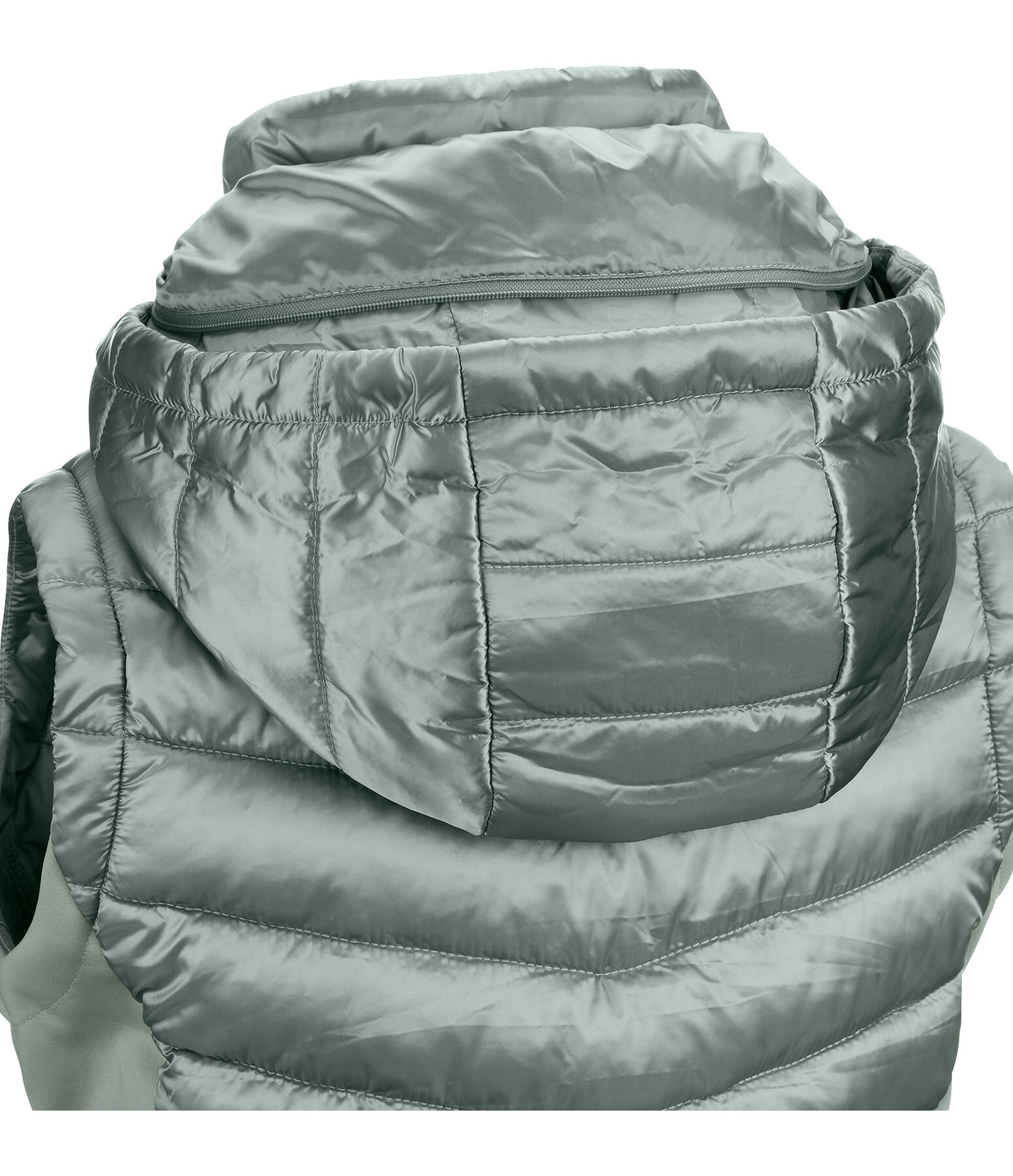 Gilet da equitazione combinato softshell con cappuccio Zoey