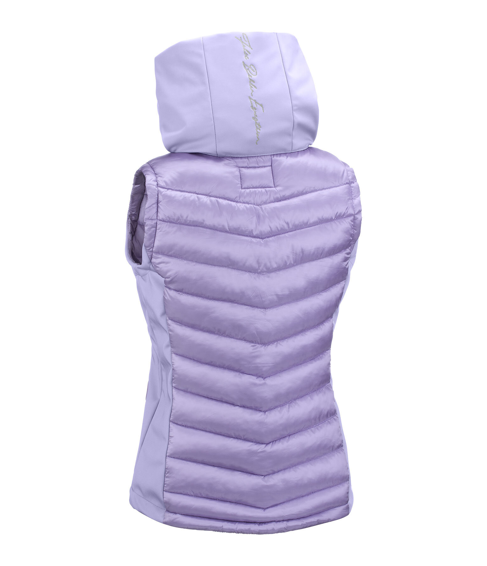 Gilet da equitazione combinato softshell con cappuccio Zoey