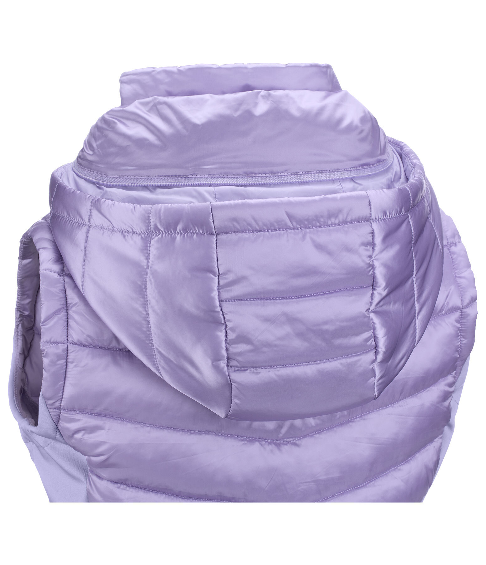 Gilet da equitazione combinato softshell con cappuccio Zoey