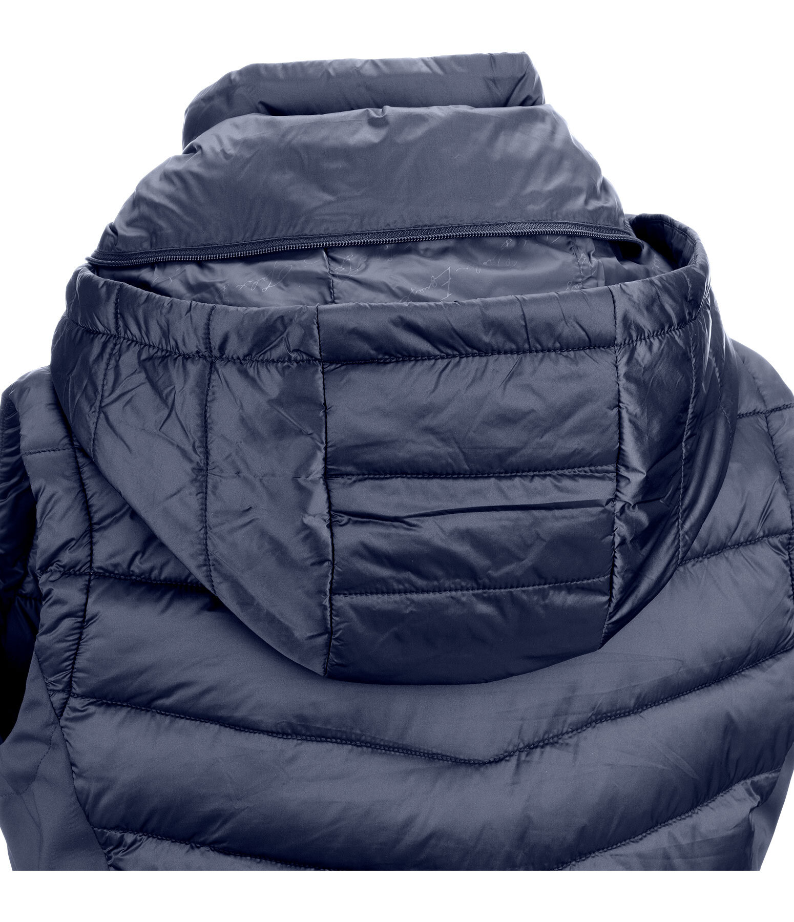 Gilet da equitazione combinato softshell con cappuccio Zoey