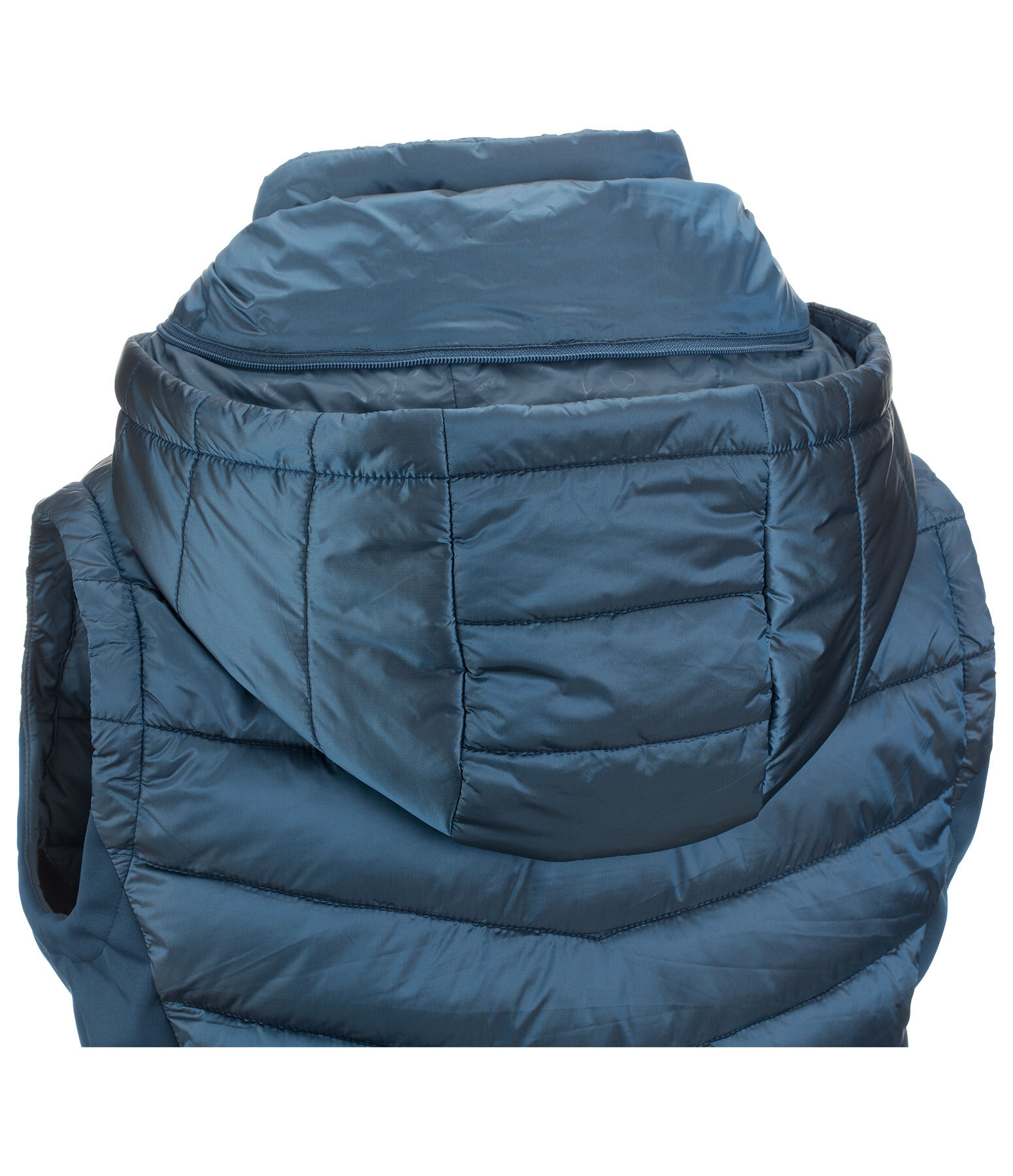 Gilet da equitazione combinato softshell con cappuccio Zoey