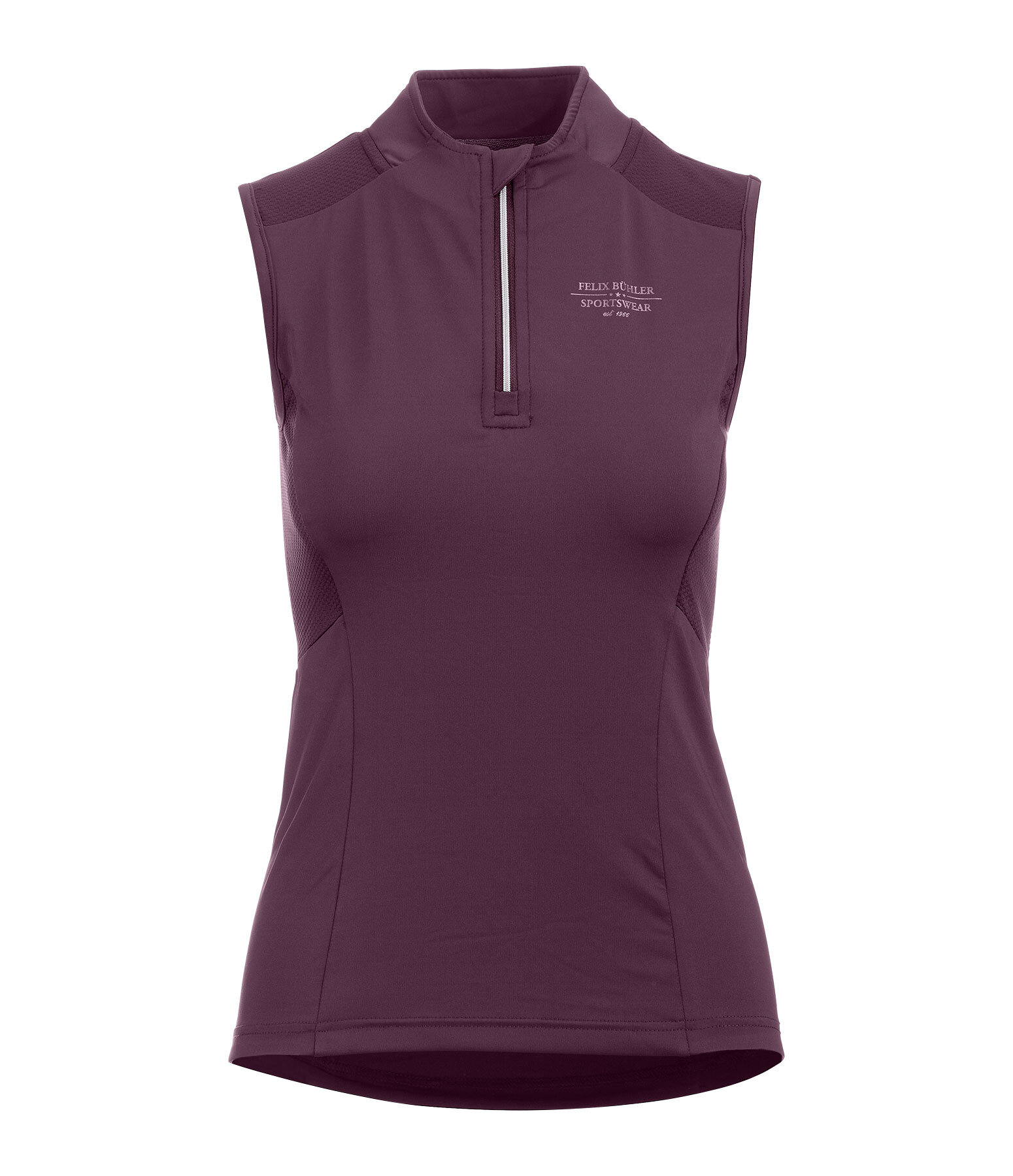Maglia funzionale con zip Lana