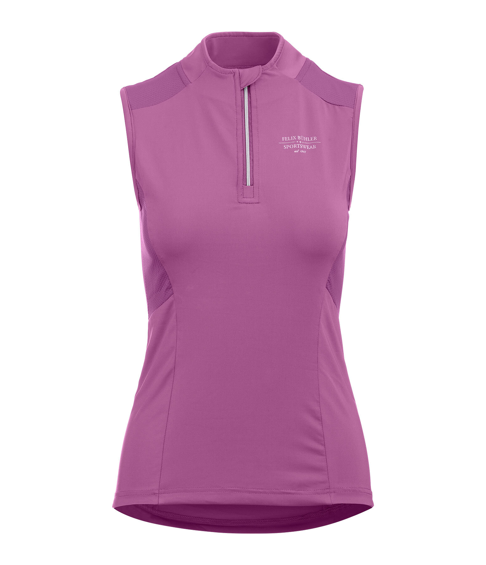 Maglia funzionale con zip Lana