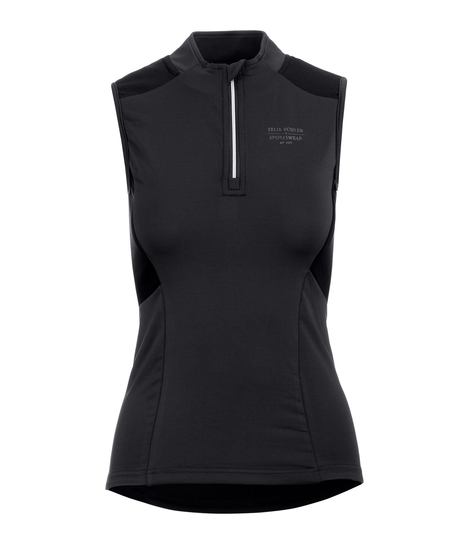 Maglia funzionale con zip Lana