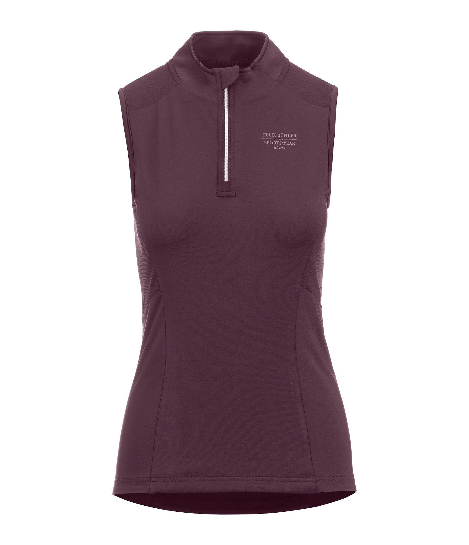 Maglia funzionale con zip Lana