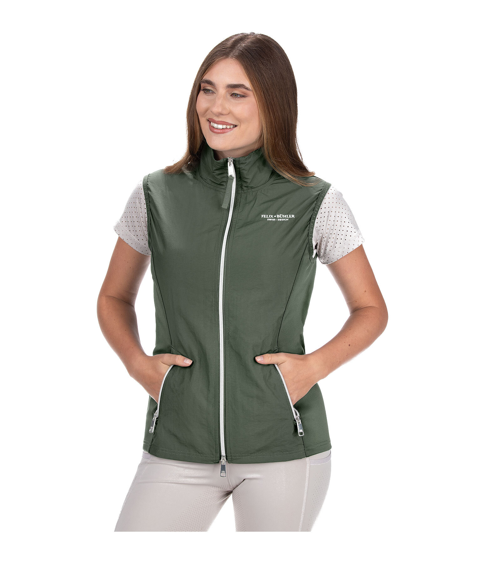 Gilet da equitazione combinato Jeanne