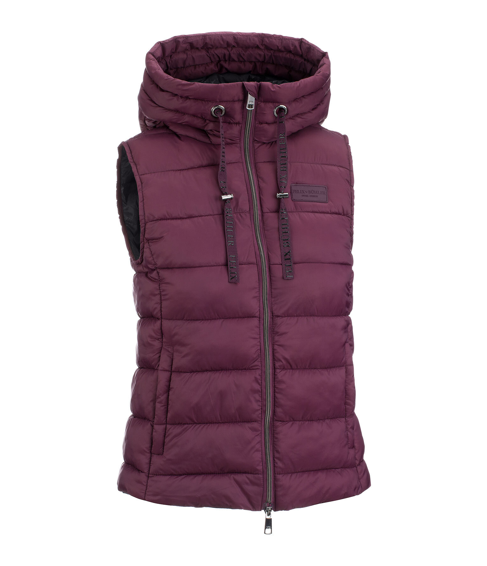 Gilet trapuntato con cappuccio Mila