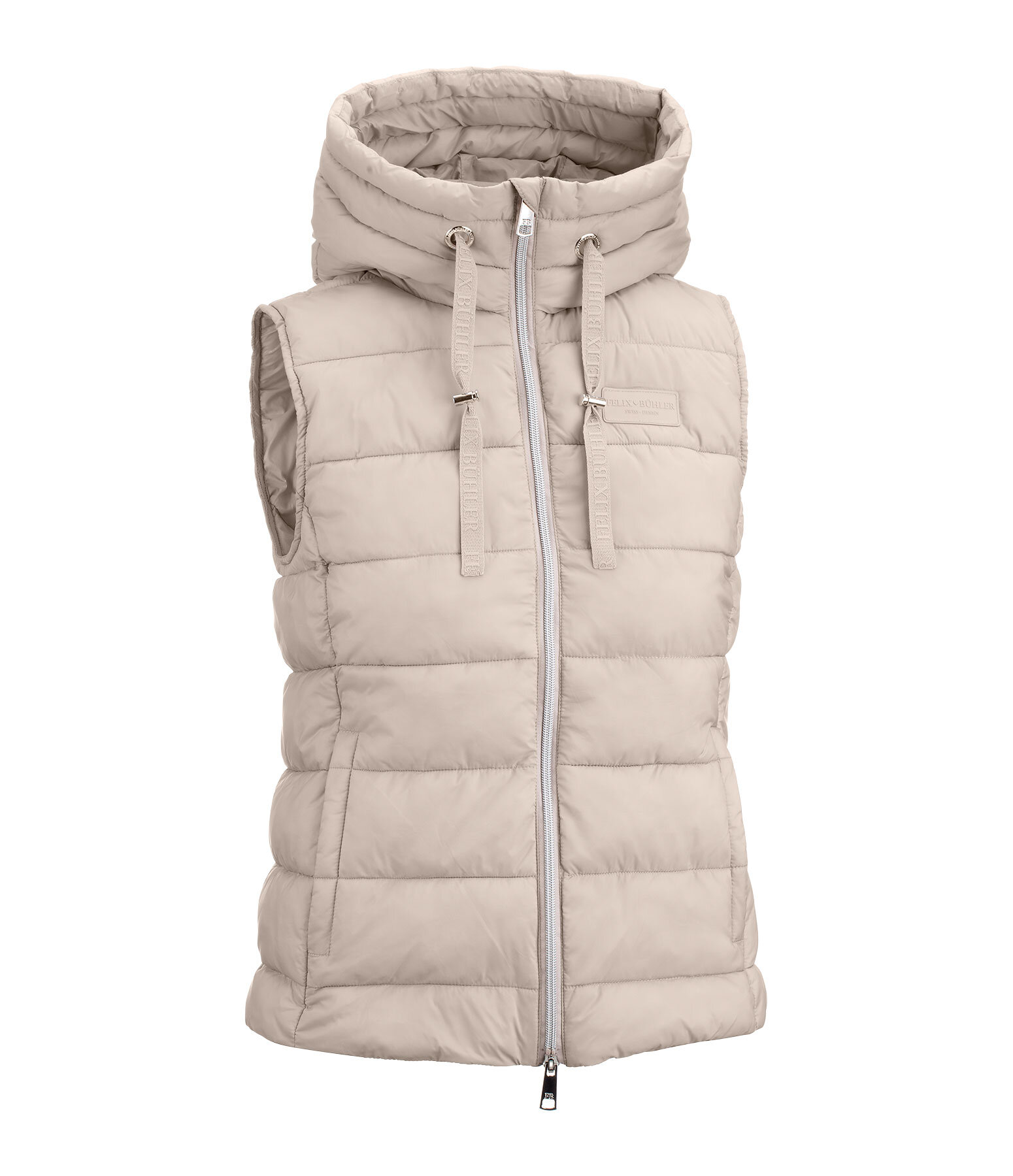 Gilet trapuntato con cappuccio Mila