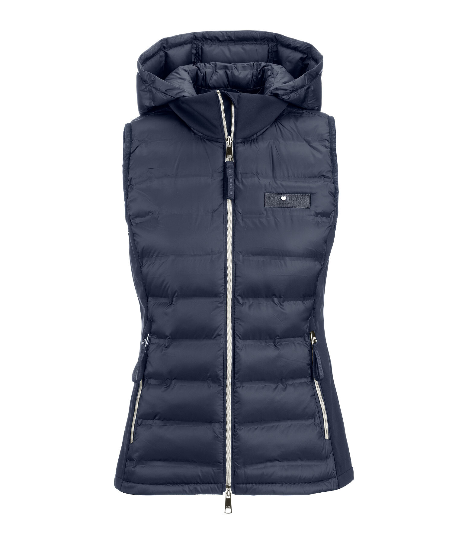 Gilet combinato con cappuccio Lilou