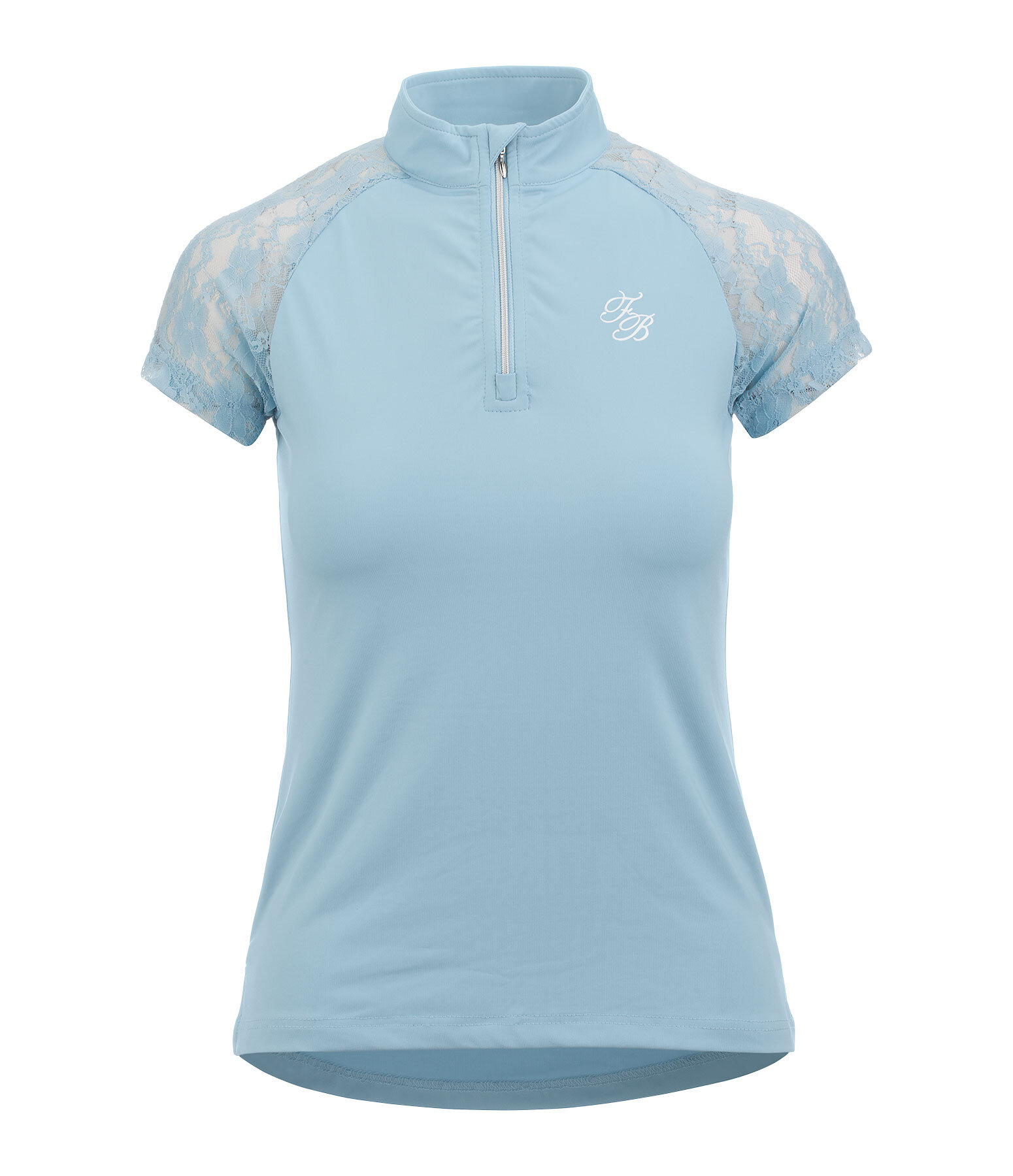 T-shirt funzionale con zip Christine