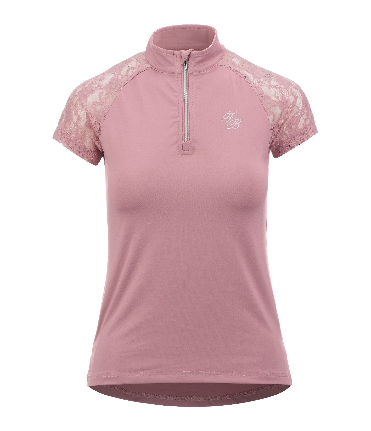 T-shirt funzionale con zip Christine