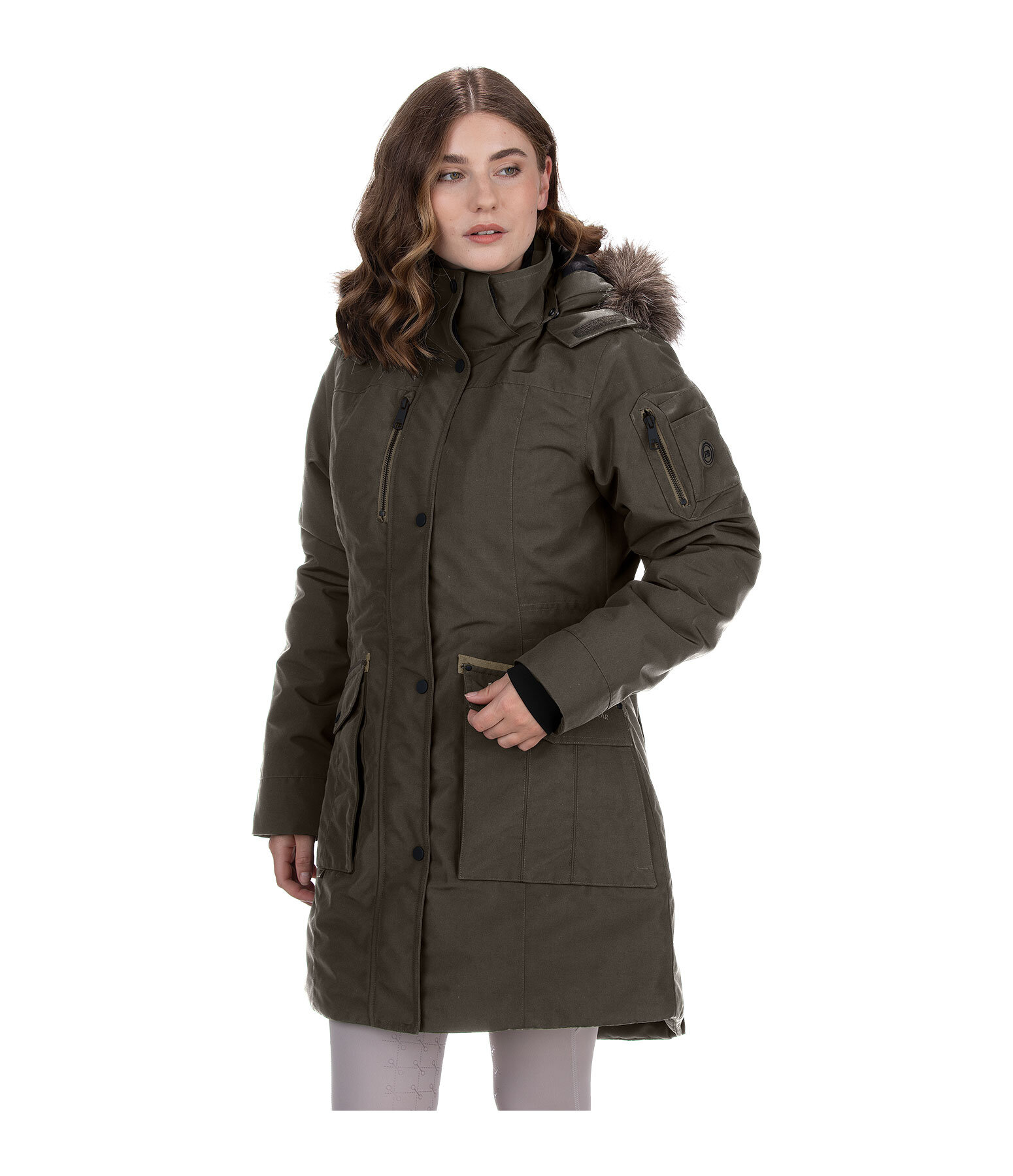 Parka da equitazione funzionale con cappuccio Ulla