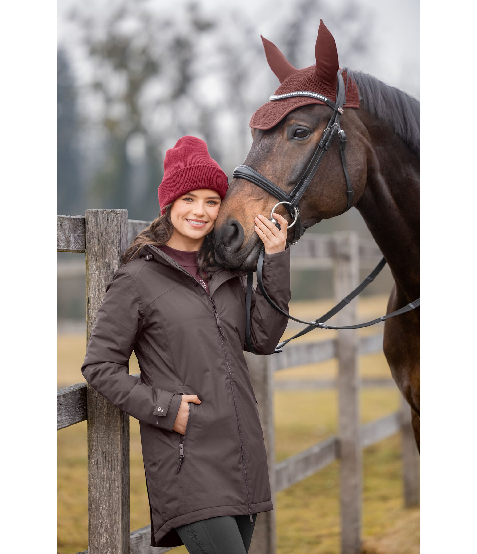 Cappotto da equitazione funzionale con cappuccio Eliza II