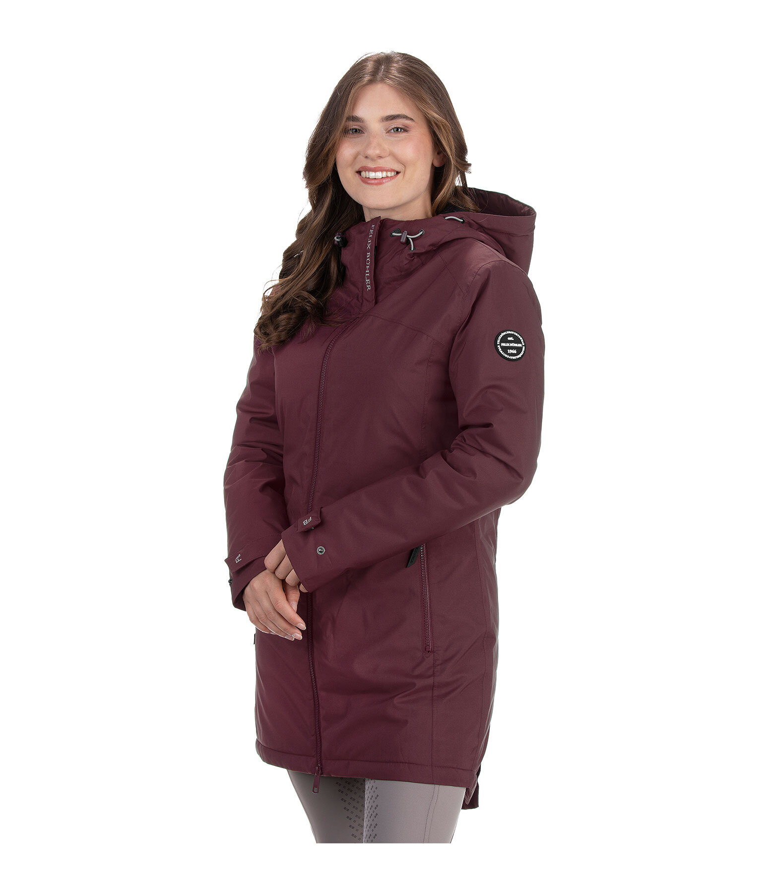 Cappotto da equitazione funzionale con cappuccio Eliza II