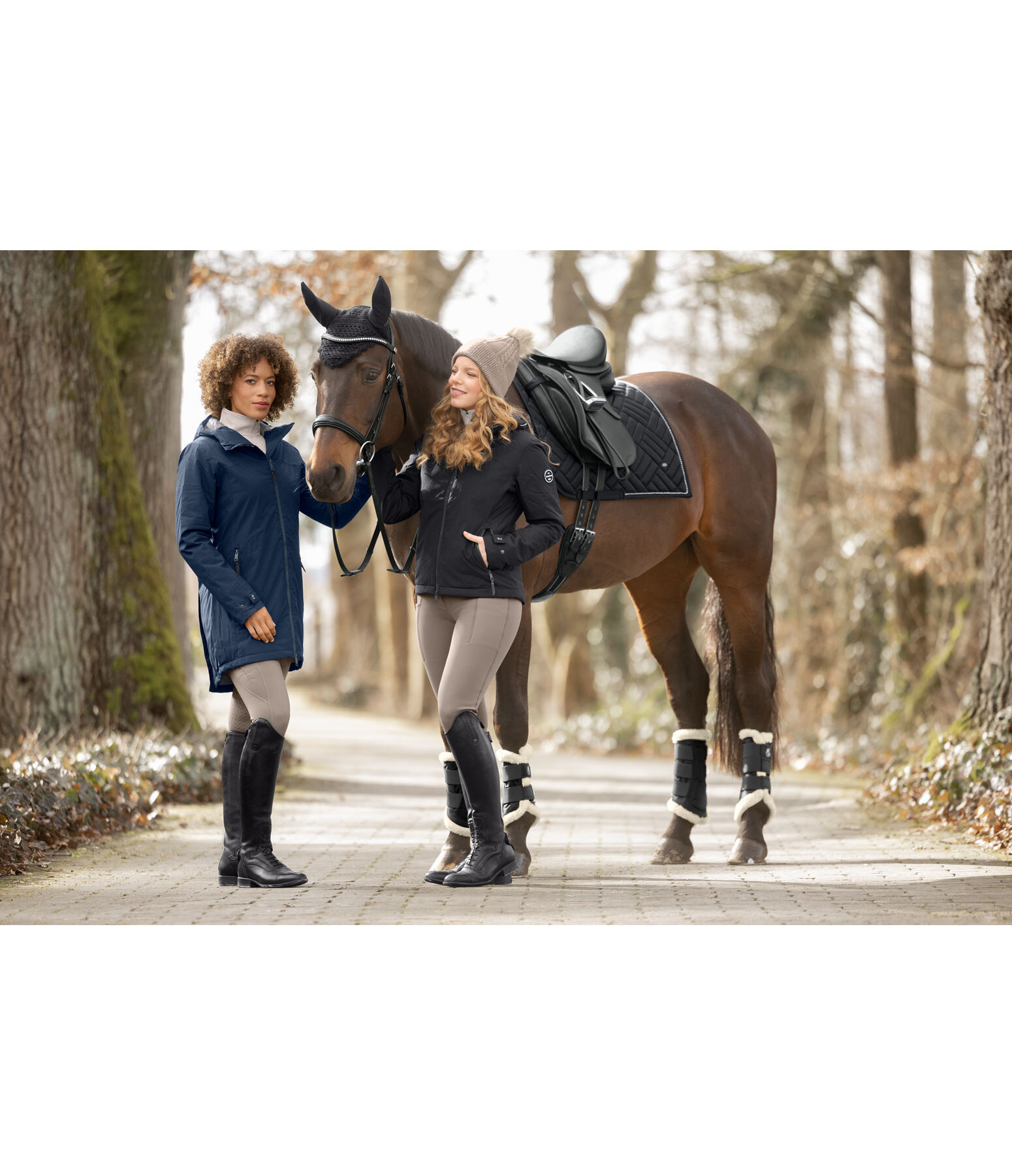 Cappotto da equitazione funzionale con cappuccio Eliza II