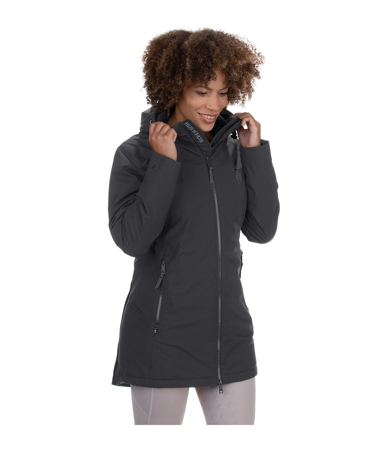 Cappotto da equitazione funzionale con cappuccio Eliza II