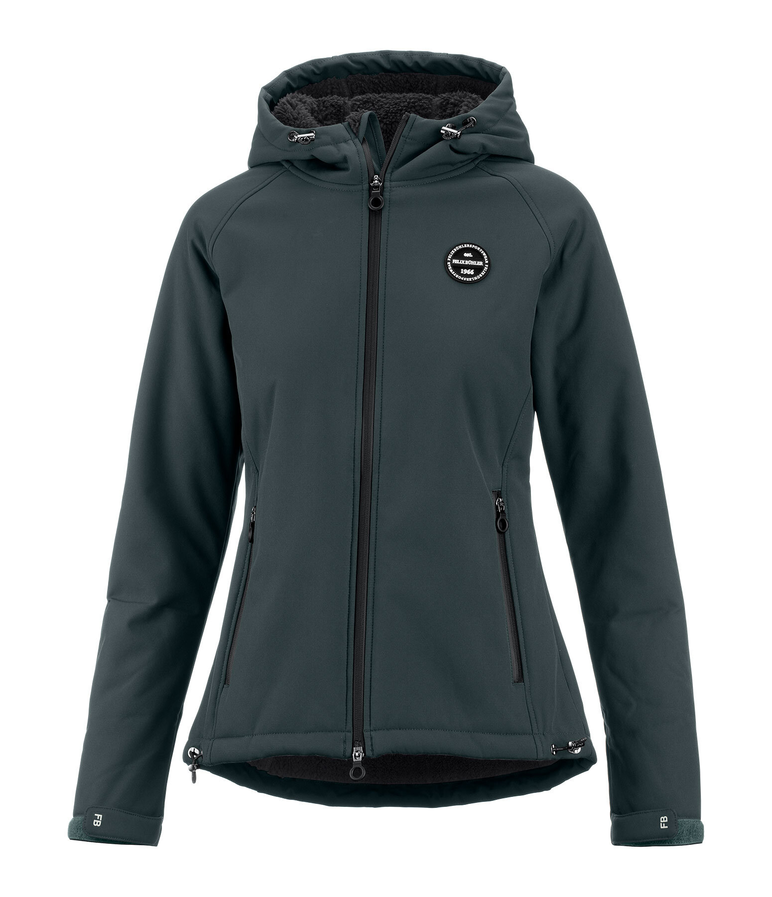 Giacca da equitazione softshell con cappuccio Lara II